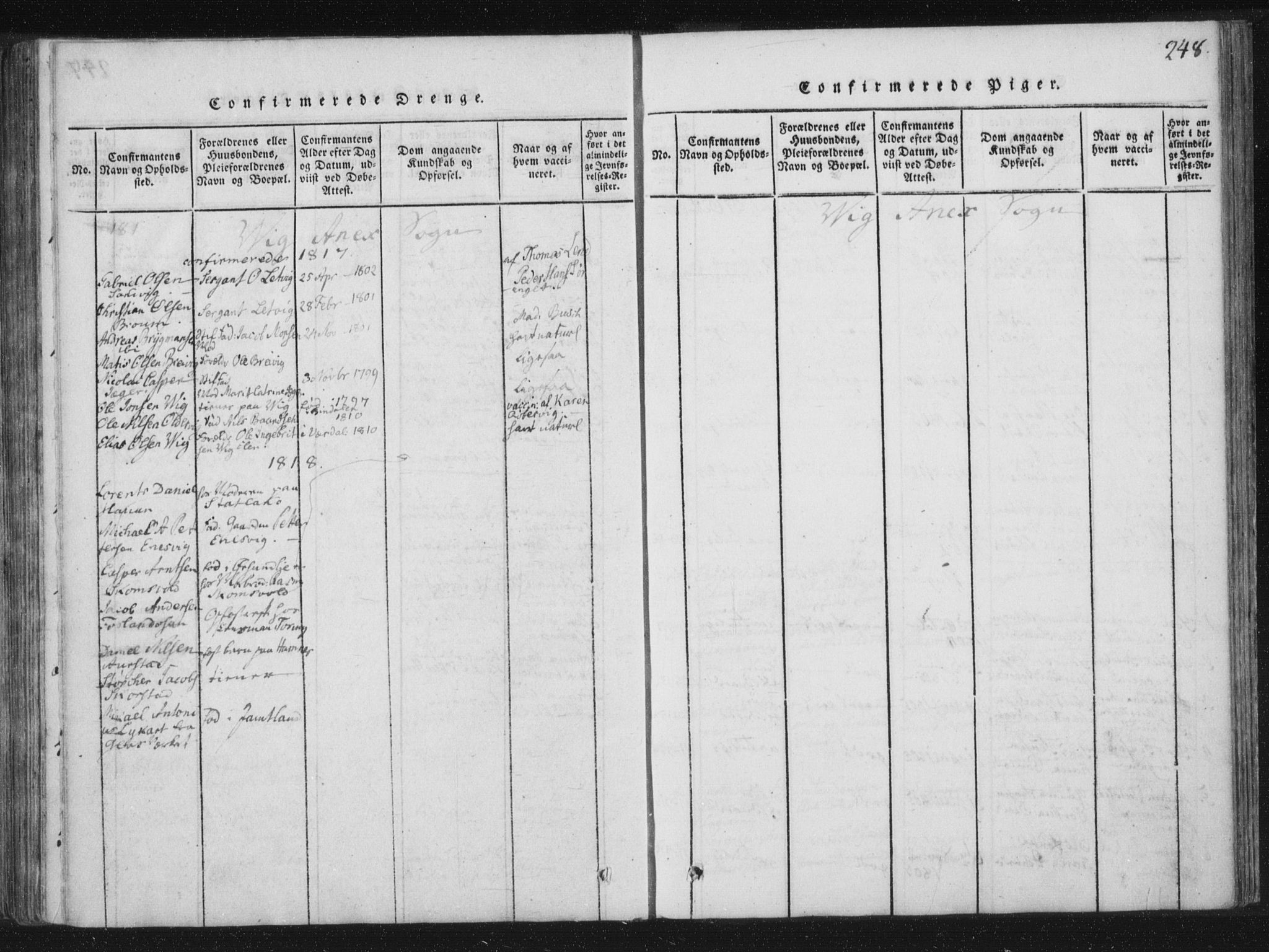 Ministerialprotokoller, klokkerbøker og fødselsregistre - Nord-Trøndelag, SAT/A-1458/773/L0609: Parish register (official) no. 773A03 /2, 1815-1830, p. 248