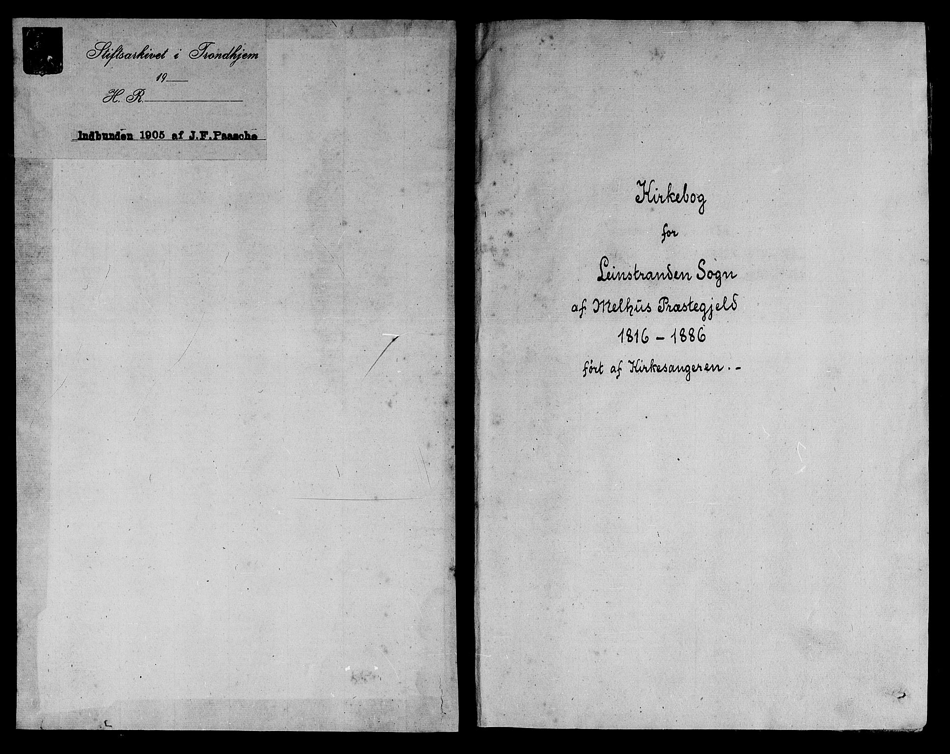 Ministerialprotokoller, klokkerbøker og fødselsregistre - Sør-Trøndelag, SAT/A-1456/613/L0393: Parish register (copy) no. 613C01, 1816-1886