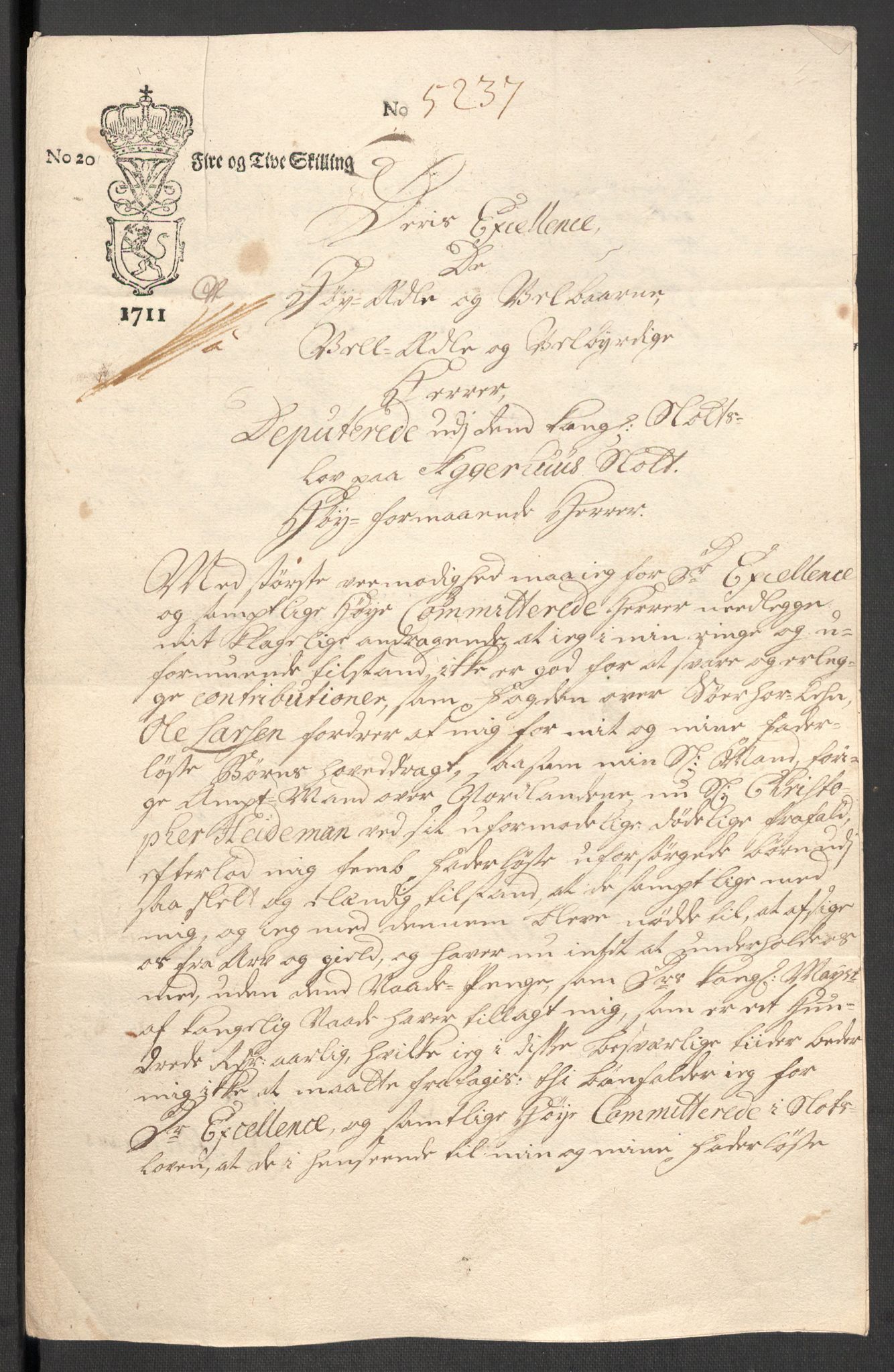 Rentekammeret inntil 1814, Reviderte regnskaper, Fogderegnskap, AV/RA-EA-4092/R48/L2987: Fogderegnskap Sunnhordland og Hardanger, 1711, p. 698