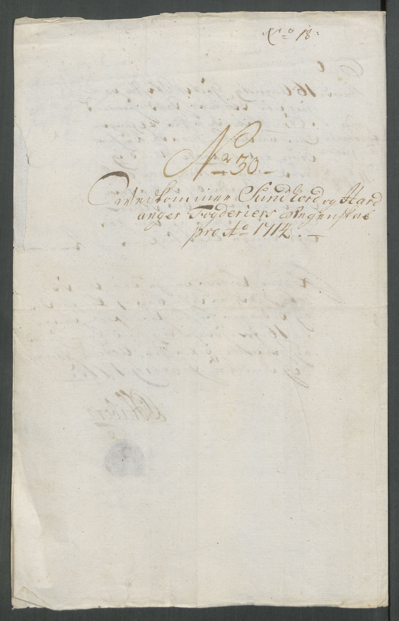 Rentekammeret inntil 1814, Reviderte regnskaper, Fogderegnskap, AV/RA-EA-4092/R48/L2990: Fogderegnskap Sunnhordland og Hardanger, 1714, p. 221