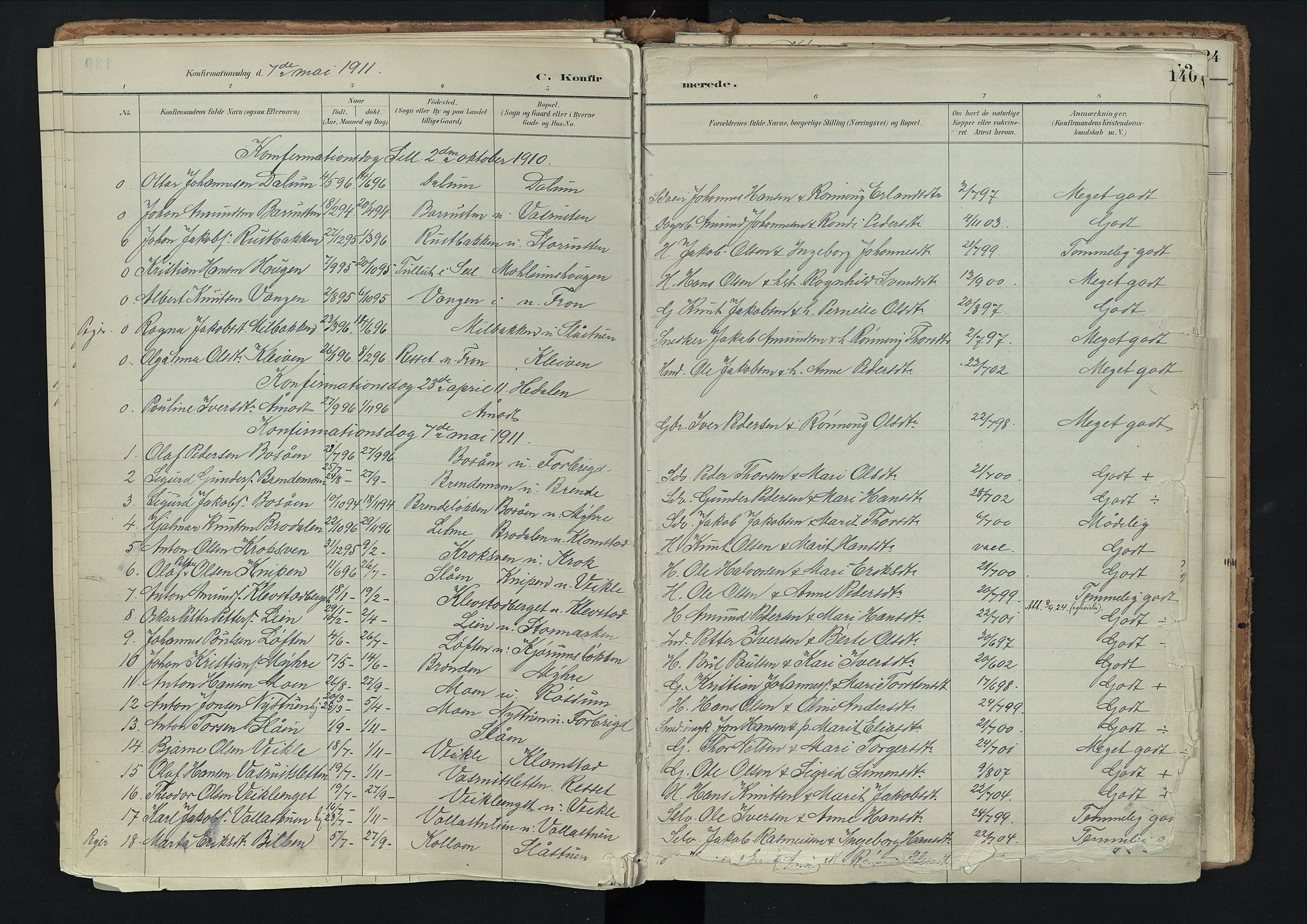 Nord-Fron prestekontor, AV/SAH-PREST-080/H/Ha/Haa/L0003: Parish register (official) no. 3, 1884-1914, p. 140