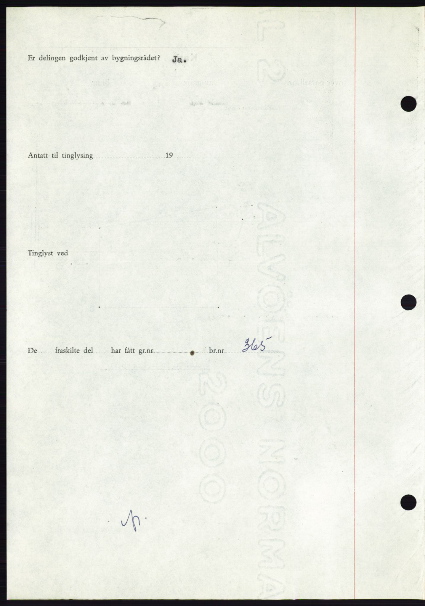 Søre Sunnmøre sorenskriveri, AV/SAT-A-4122/1/2/2C/L0105: Mortgage book no. 31A, 1956-1957, Diary no: : 2927/1956