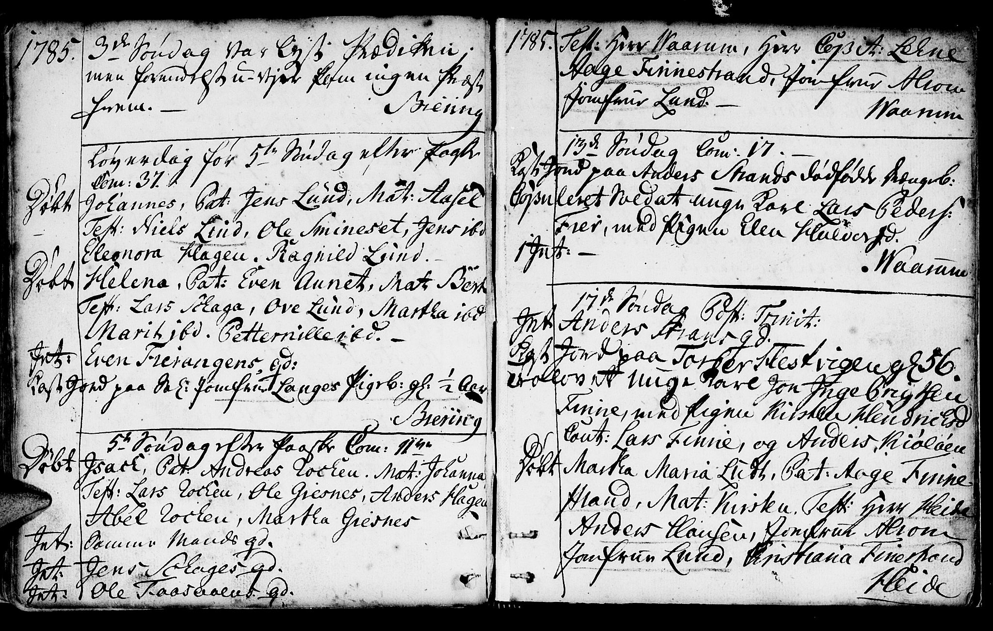 Ministerialprotokoller, klokkerbøker og fødselsregistre - Nord-Trøndelag, SAT/A-1458/780/L0632: Parish register (official) no. 780A01, 1736-1786