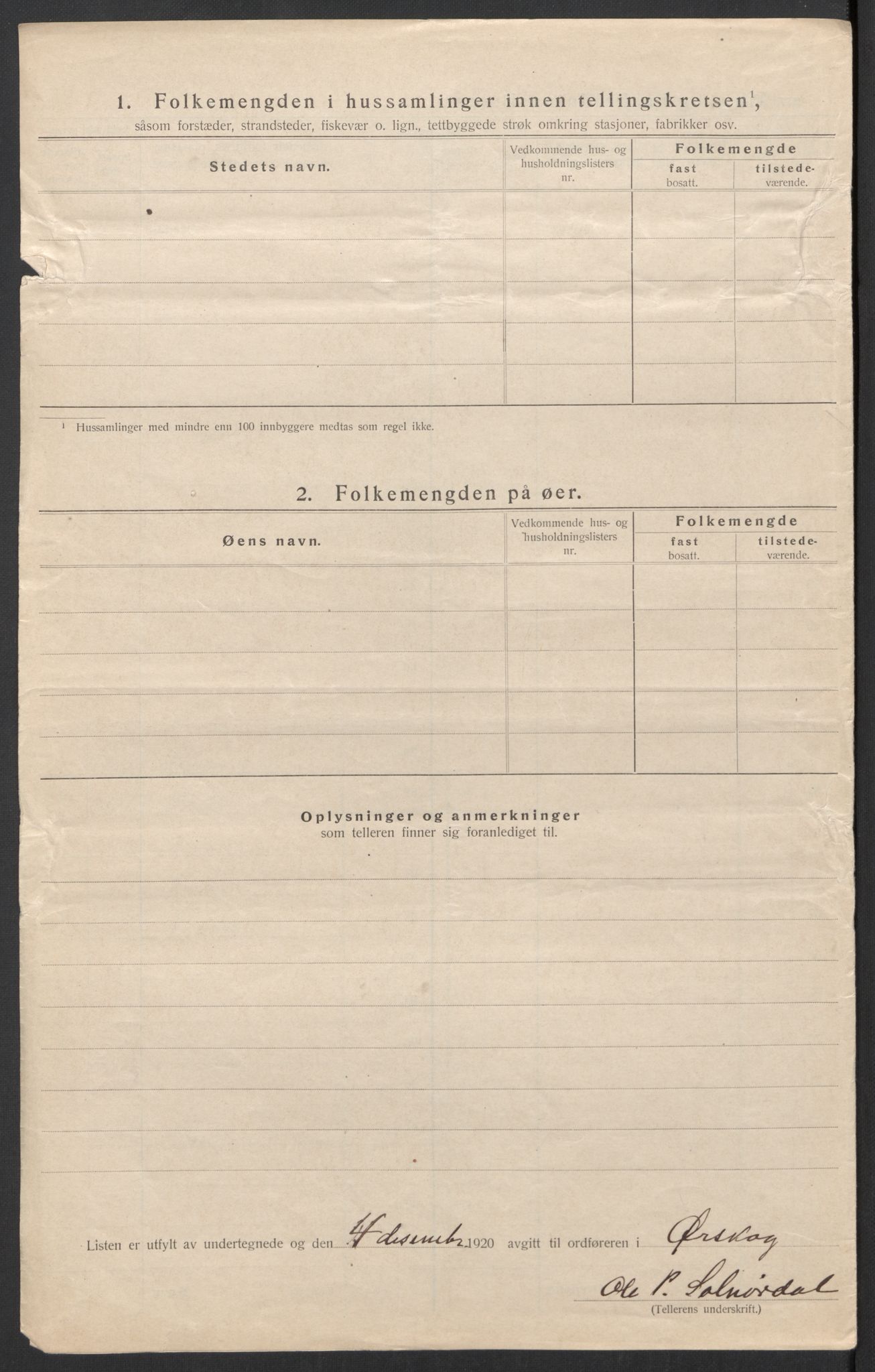 SAT, 1920 census for Ørskog, 1920, p. 21