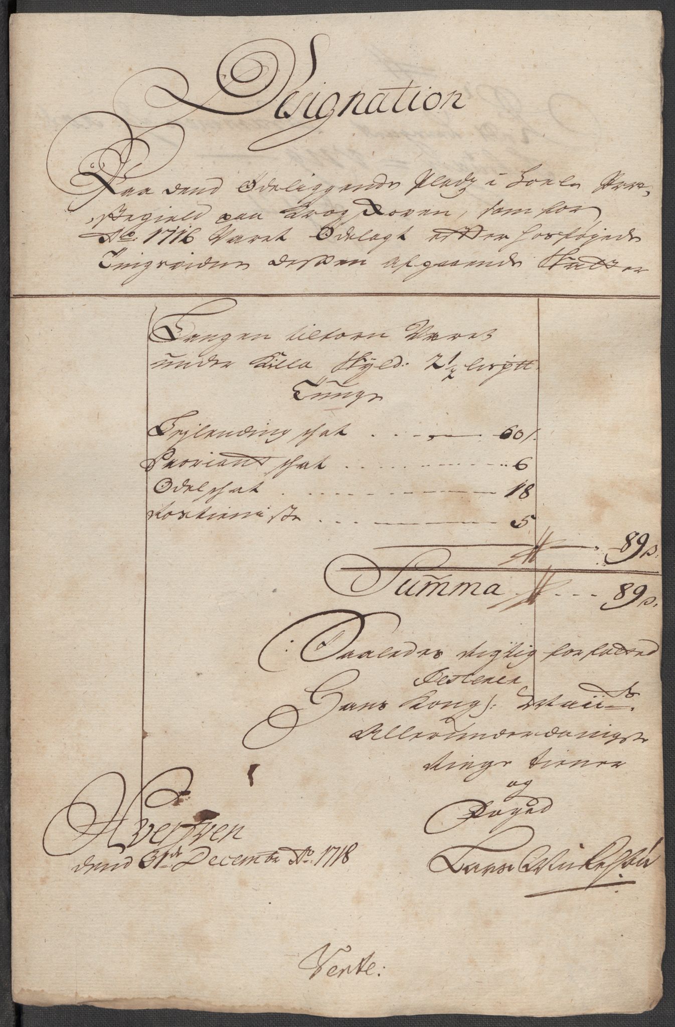 Rentekammeret inntil 1814, Reviderte regnskaper, Fogderegnskap, RA/EA-4092/R23/L1476: Fogderegnskap Ringerike og Hallingdal, 1718, p. 283