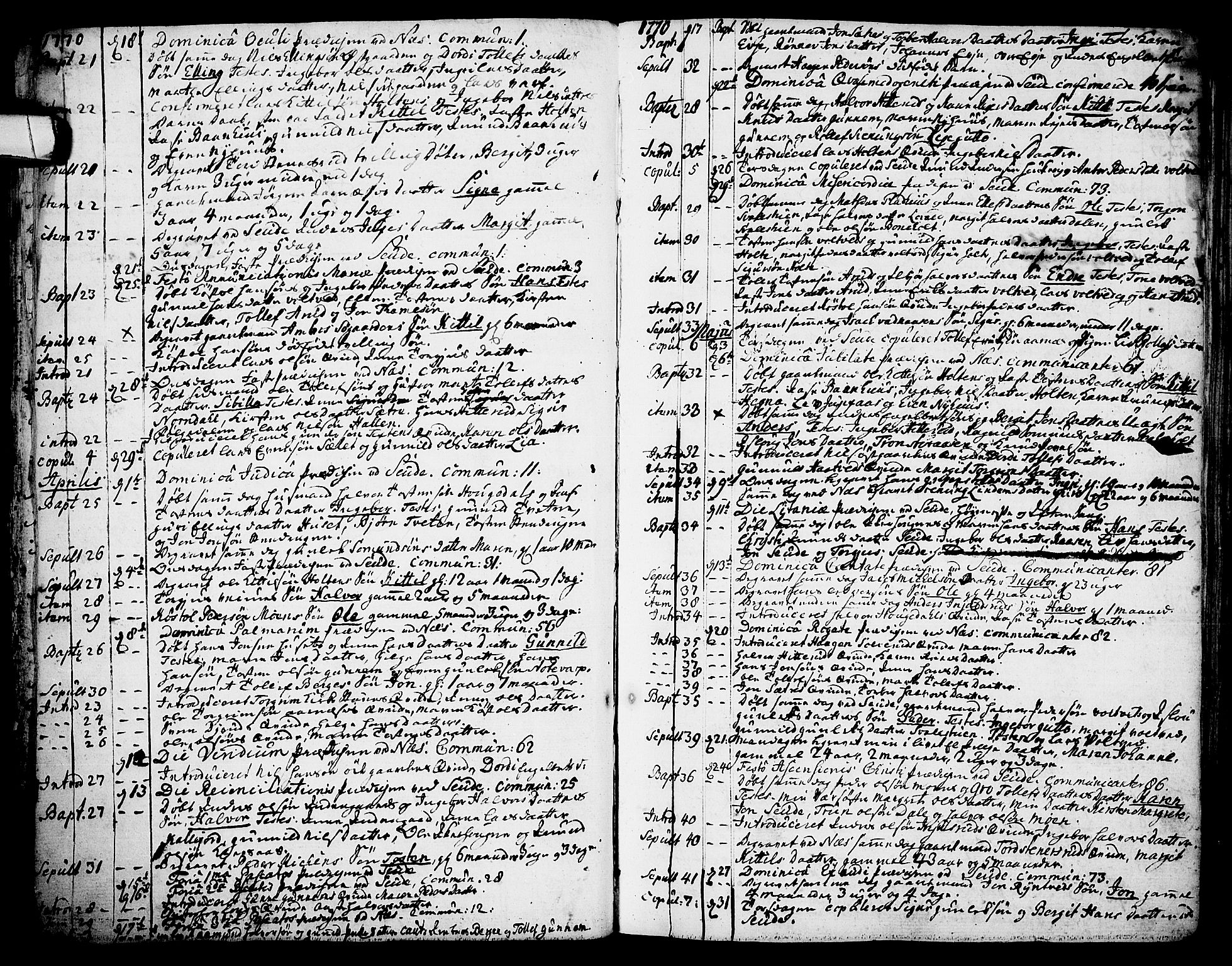 Sauherad kirkebøker, AV/SAKO-A-298/F/Fa/L0004: Parish register (official) no. I 4, 1767-1814