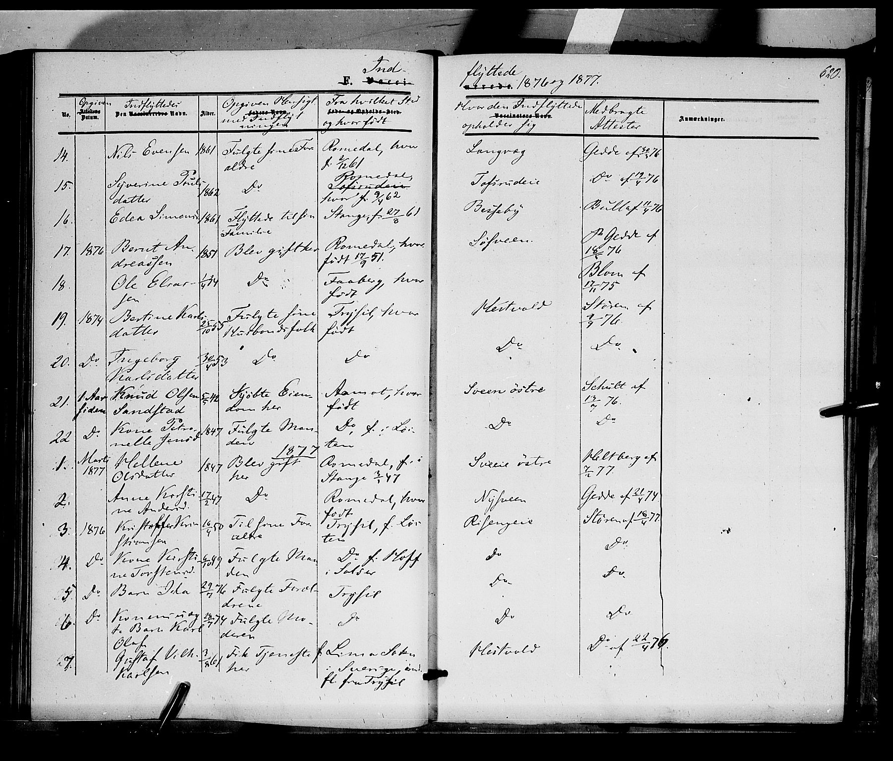 Løten prestekontor, AV/SAH-PREST-022/K/Ka/L0008: Parish register (official) no. 8, 1860-1877, p. 620