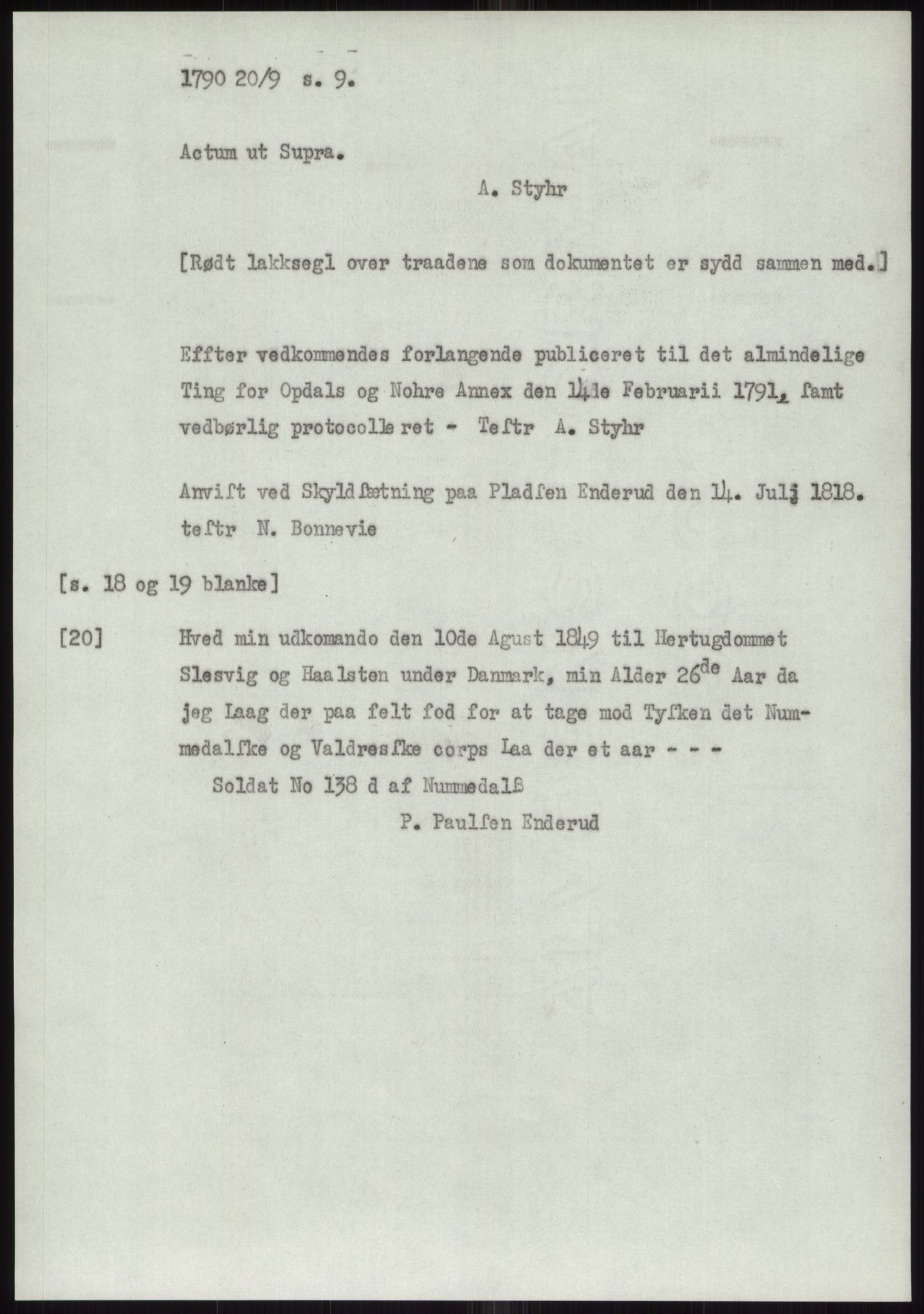 Samlinger til kildeutgivelse, Diplomavskriftsamlingen, AV/RA-EA-4053/H/Ha, p. 946