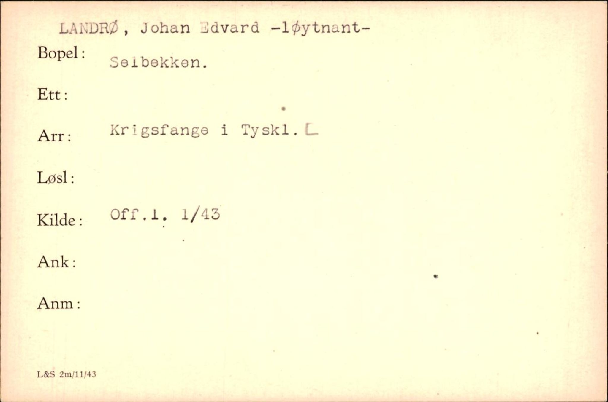 Forsvaret, Forsvarets krigshistoriske avdeling, AV/RA-RAFA-2017/Y/Yf/L0200: II-C-11-2102  -  Norske krigsfanger i Tyskland, 1940-1945, p. 628