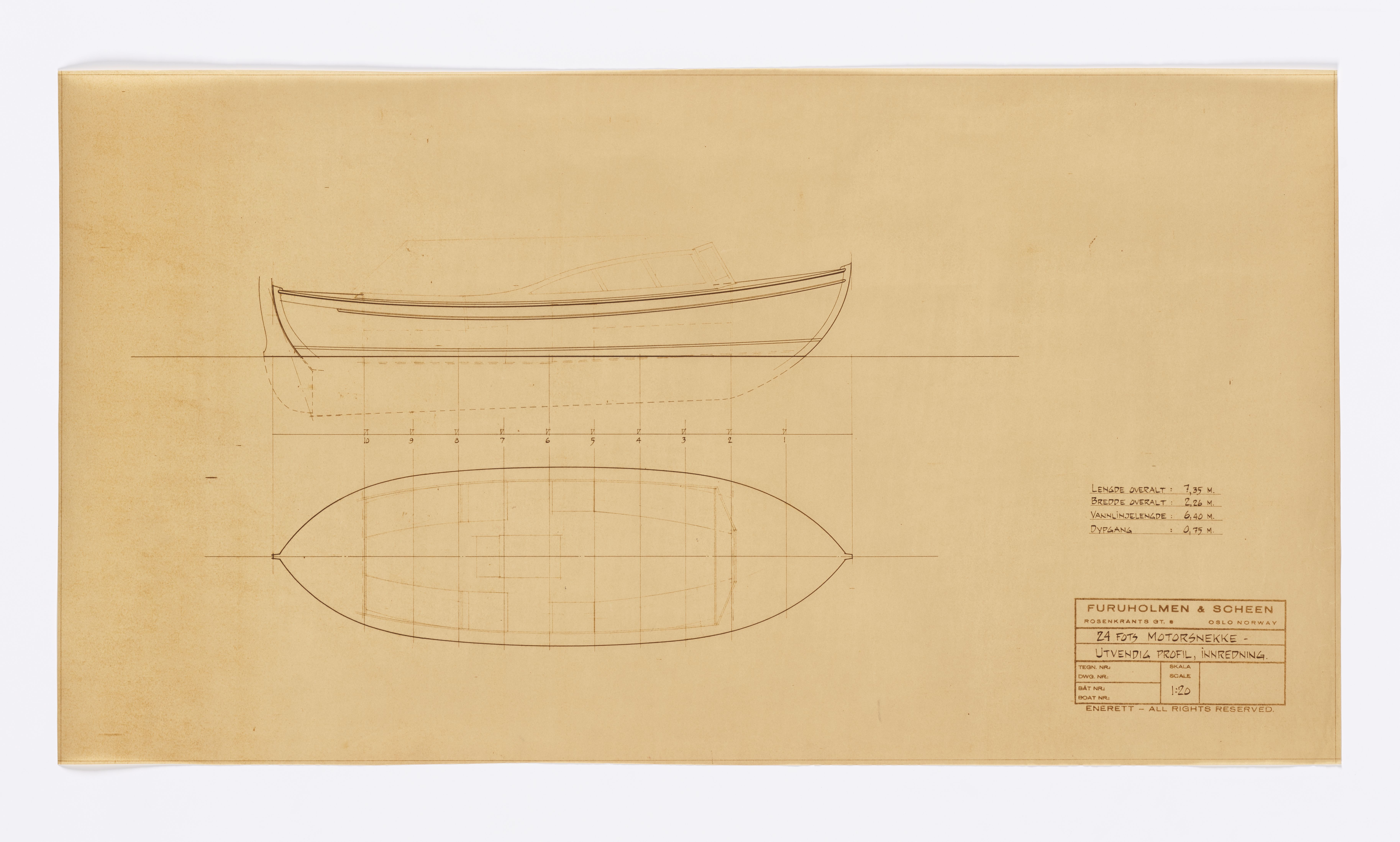 Furuholmen & Scheen, AFM/OM-1003/T/Ta/L0008/0002: Snekke / Furuholmen & Scheen, 1956-1966