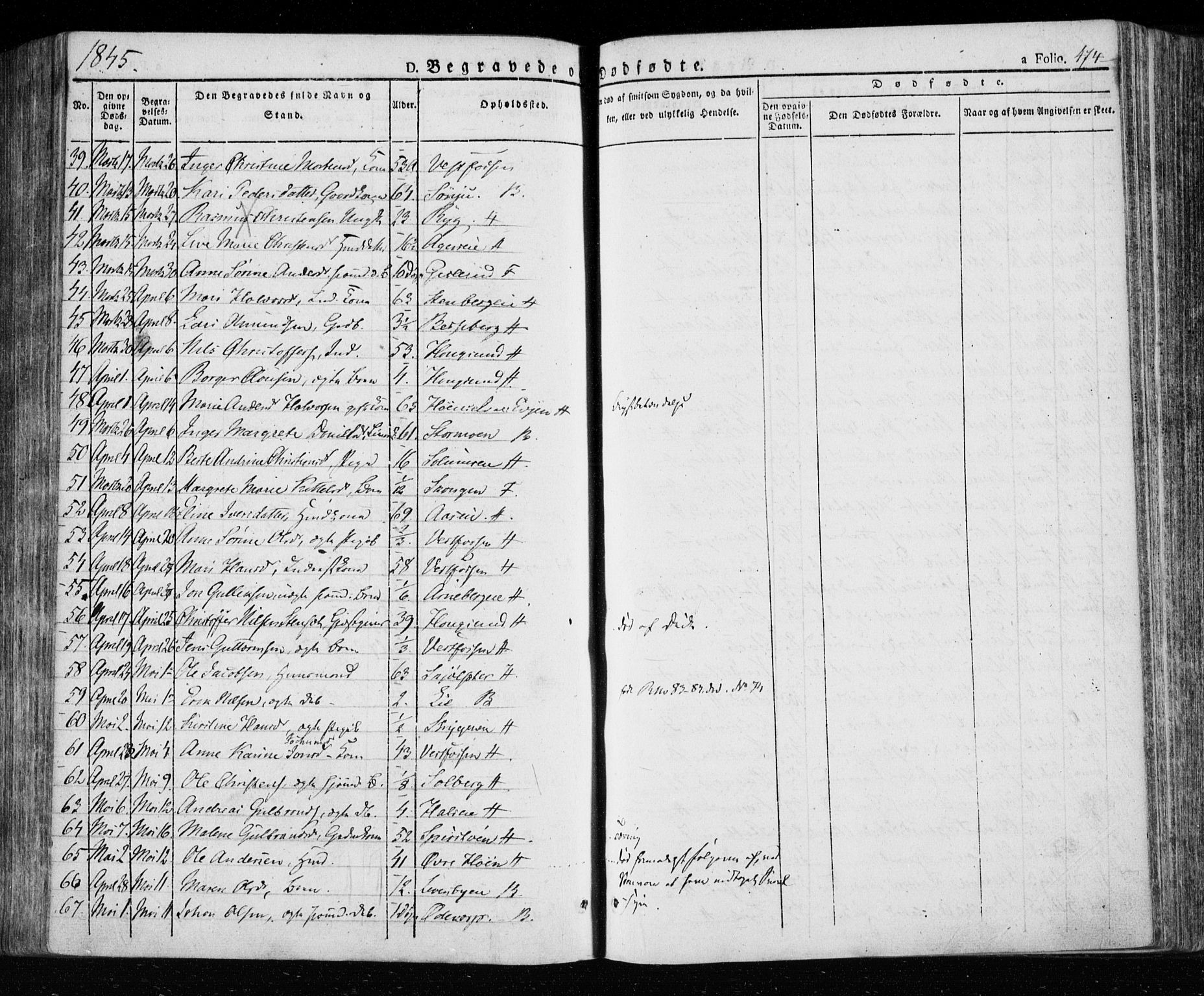 Eiker kirkebøker, SAKO/A-4/F/Fa/L0013a: Parish register (official) no. I 13A, 1832-1845, p. 474