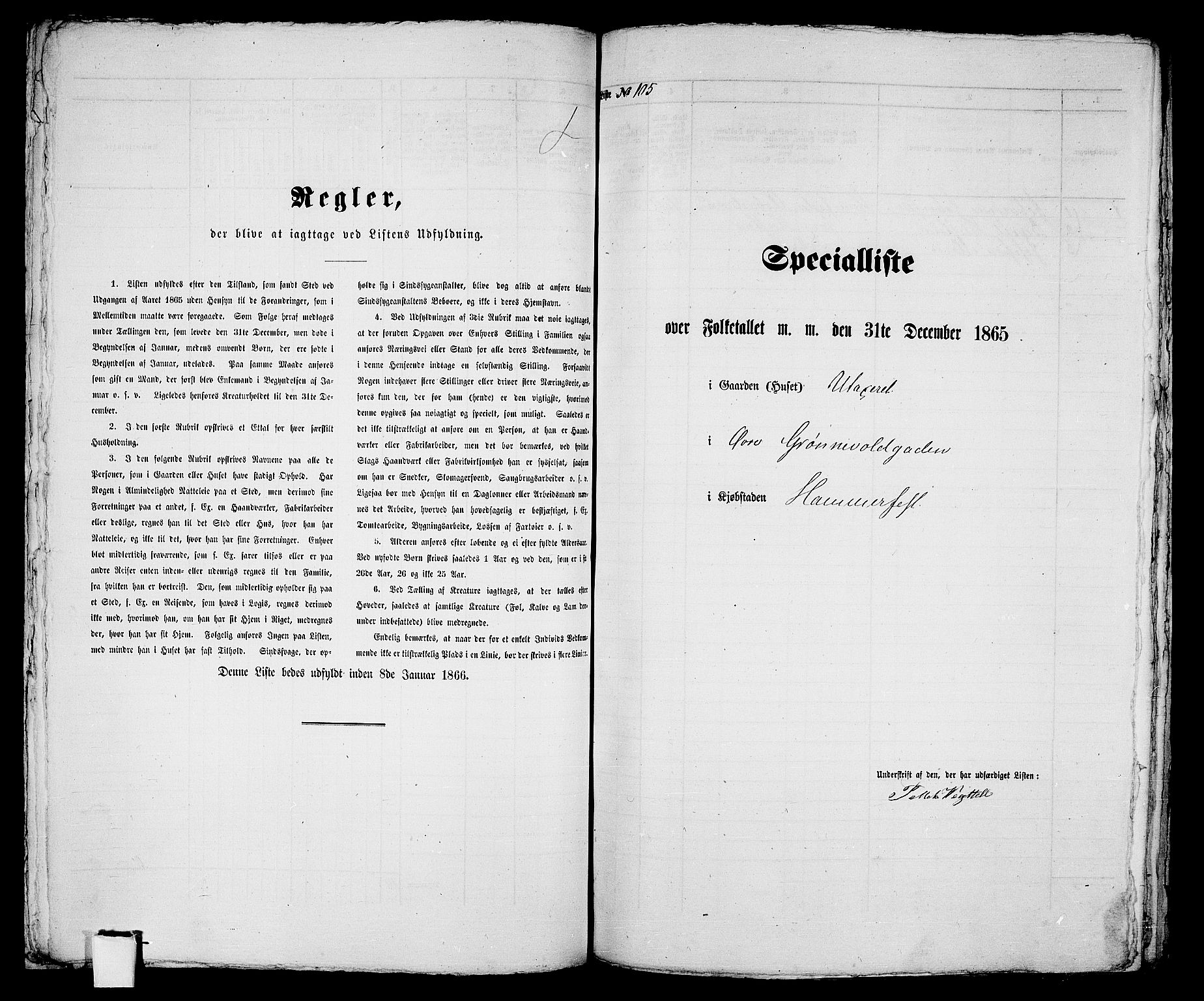 RA, 1865 census for Hammerfest/Hammerfest, 1865, p. 217