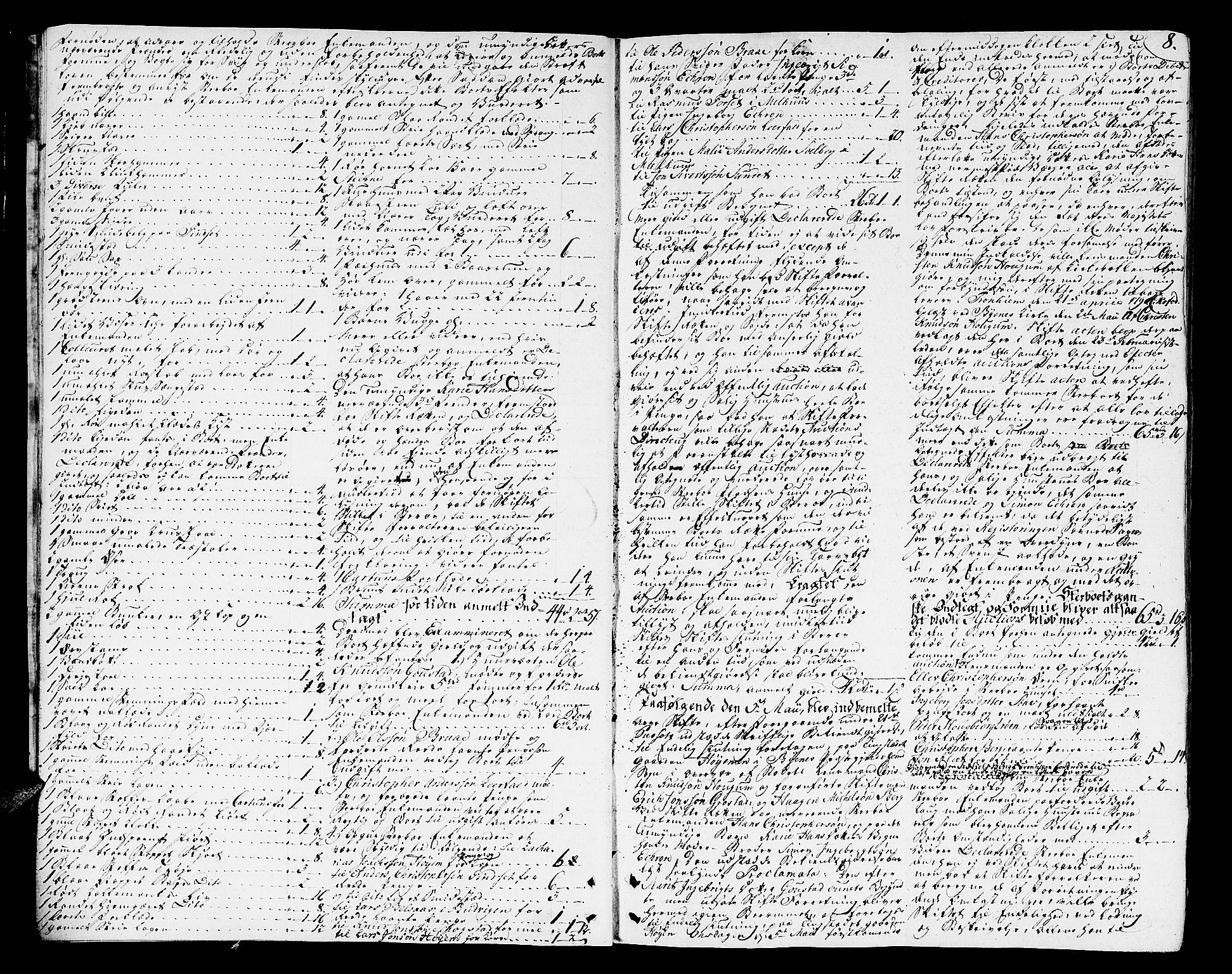Strinda og Selbu sorenskriveri, AV/SAT-A-0015/3/3A/3Aa/L0008: Skifteprotokoll 8, 1790-1797, p. 7b-8a