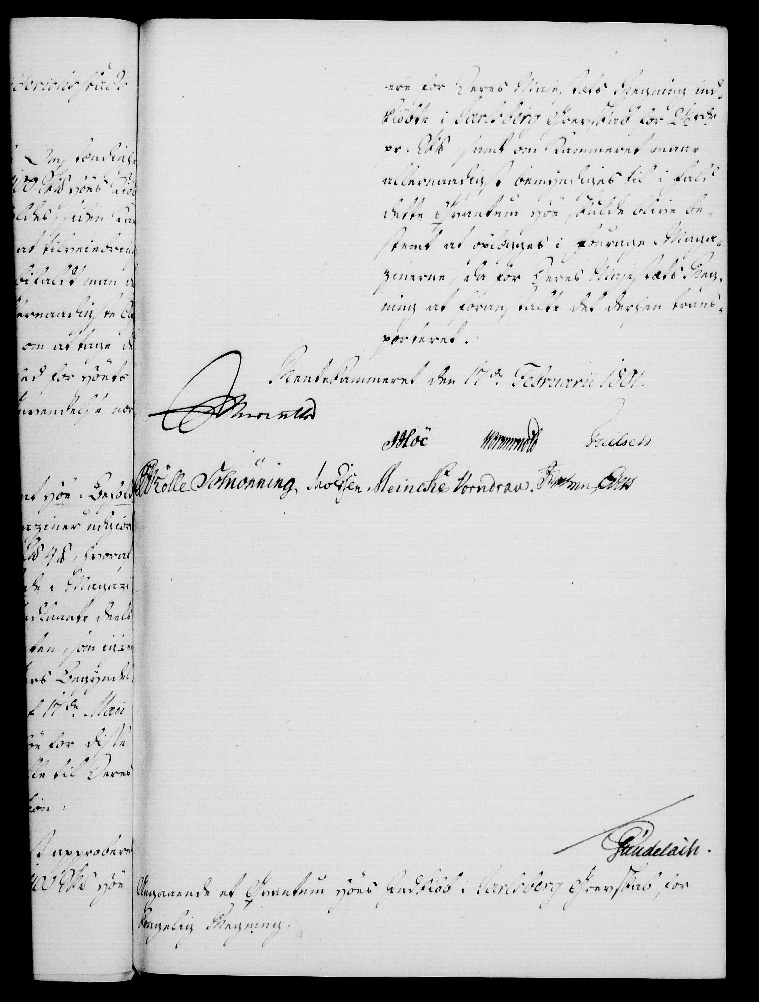 Rentekammeret, Kammerkanselliet, RA/EA-3111/G/Gf/Gfa/L0083: Norsk relasjons- og resolusjonsprotokoll (merket RK 52.83), 1801, p. 136