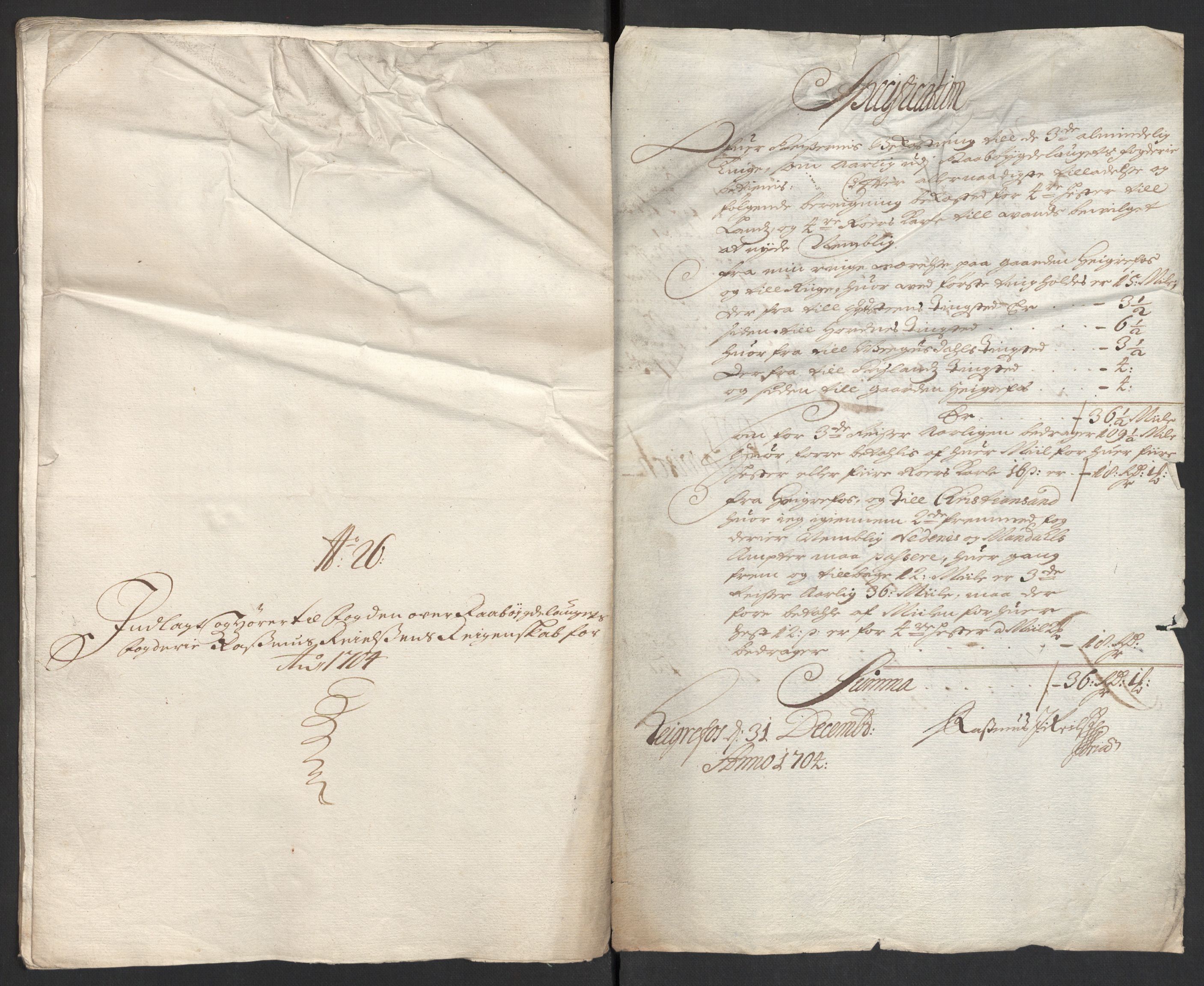 Rentekammeret inntil 1814, Reviderte regnskaper, Fogderegnskap, AV/RA-EA-4092/R40/L2447: Fogderegnskap Råbyggelag, 1703-1705, p. 334