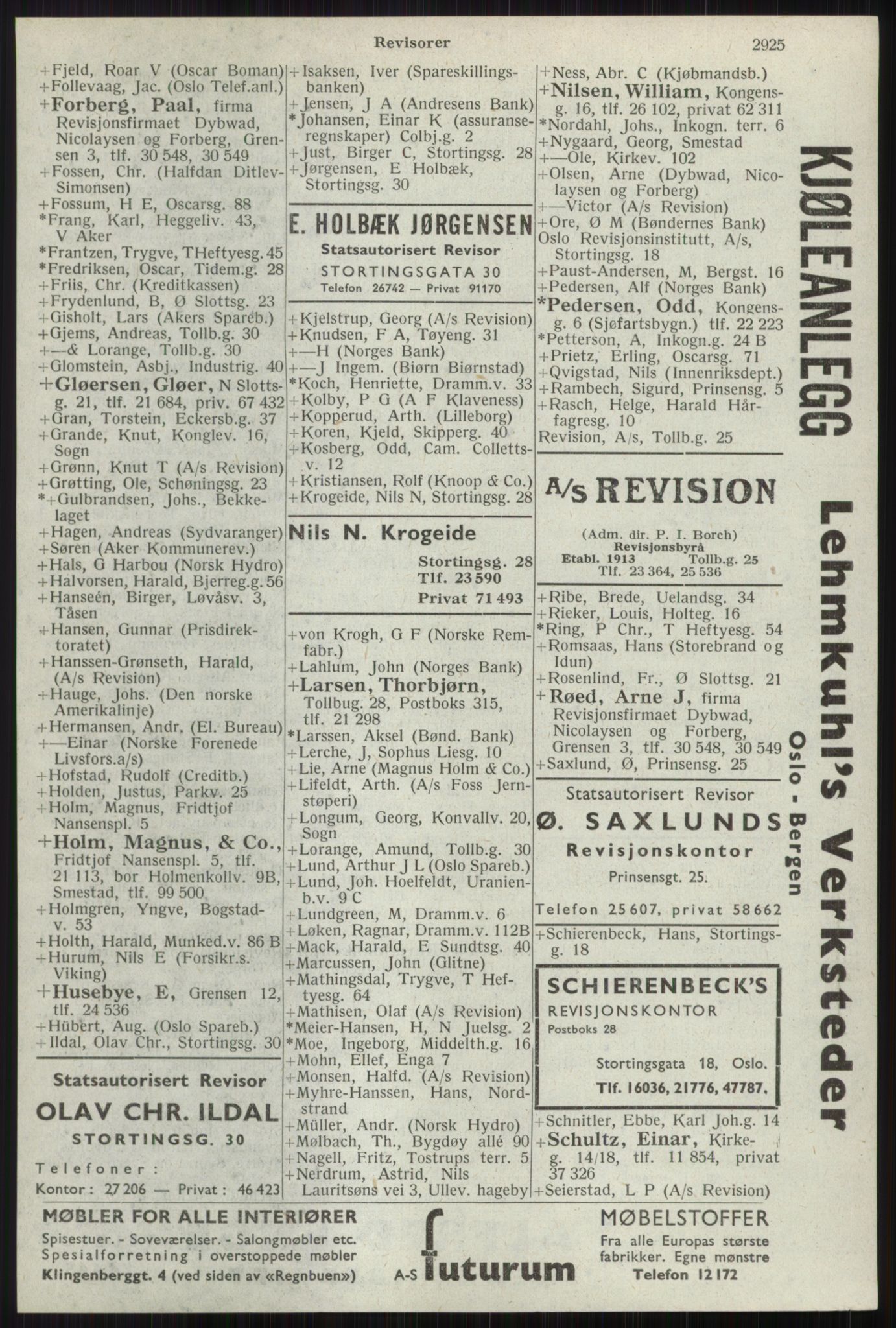 Kristiania/Oslo adressebok, PUBL/-, 1941, p. 2925