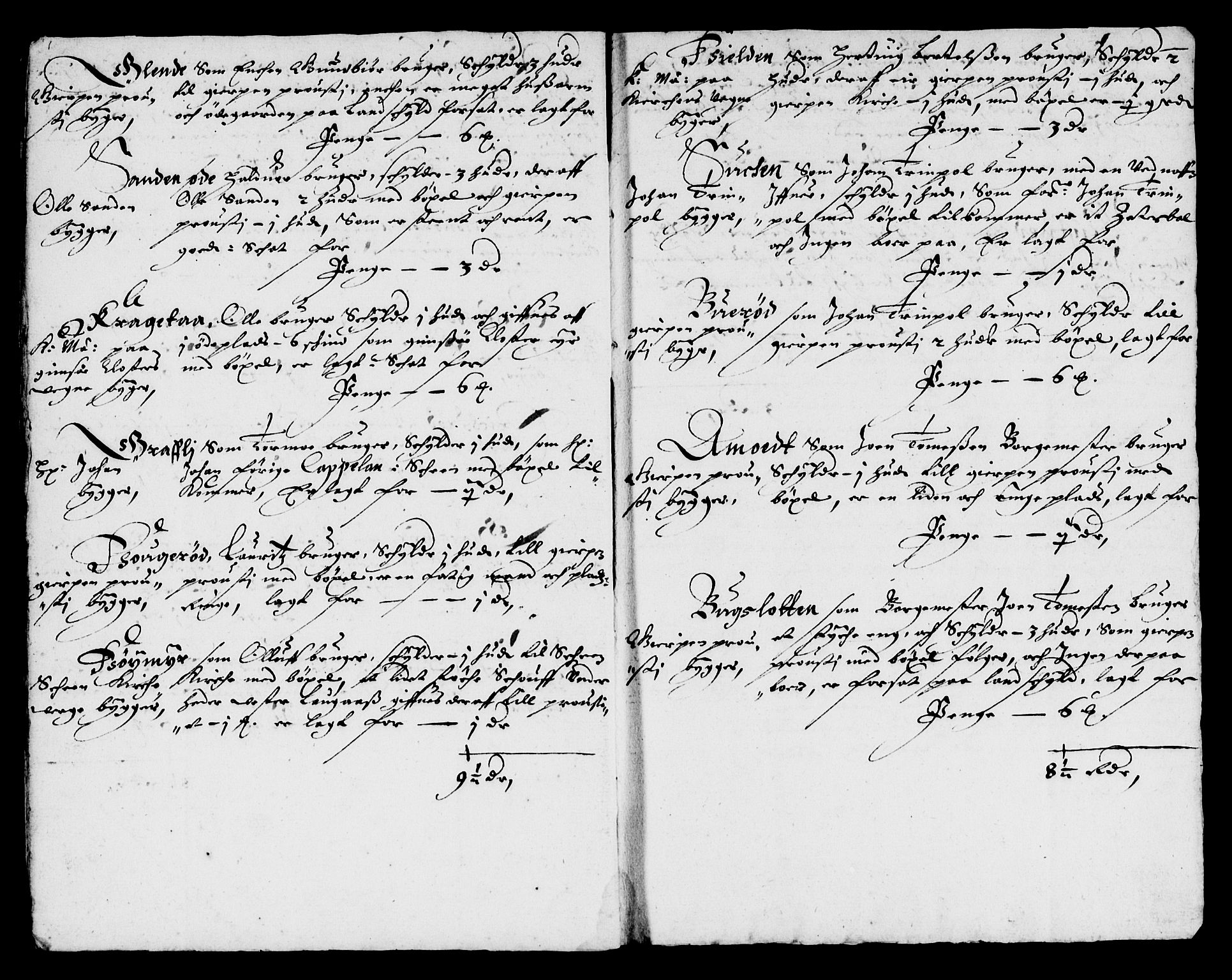 Rentekammeret inntil 1814, Reviderte regnskaper, Lensregnskaper, AV/RA-EA-5023/R/Rb/Rbp/L0035: Bratsberg len, 1648-1650