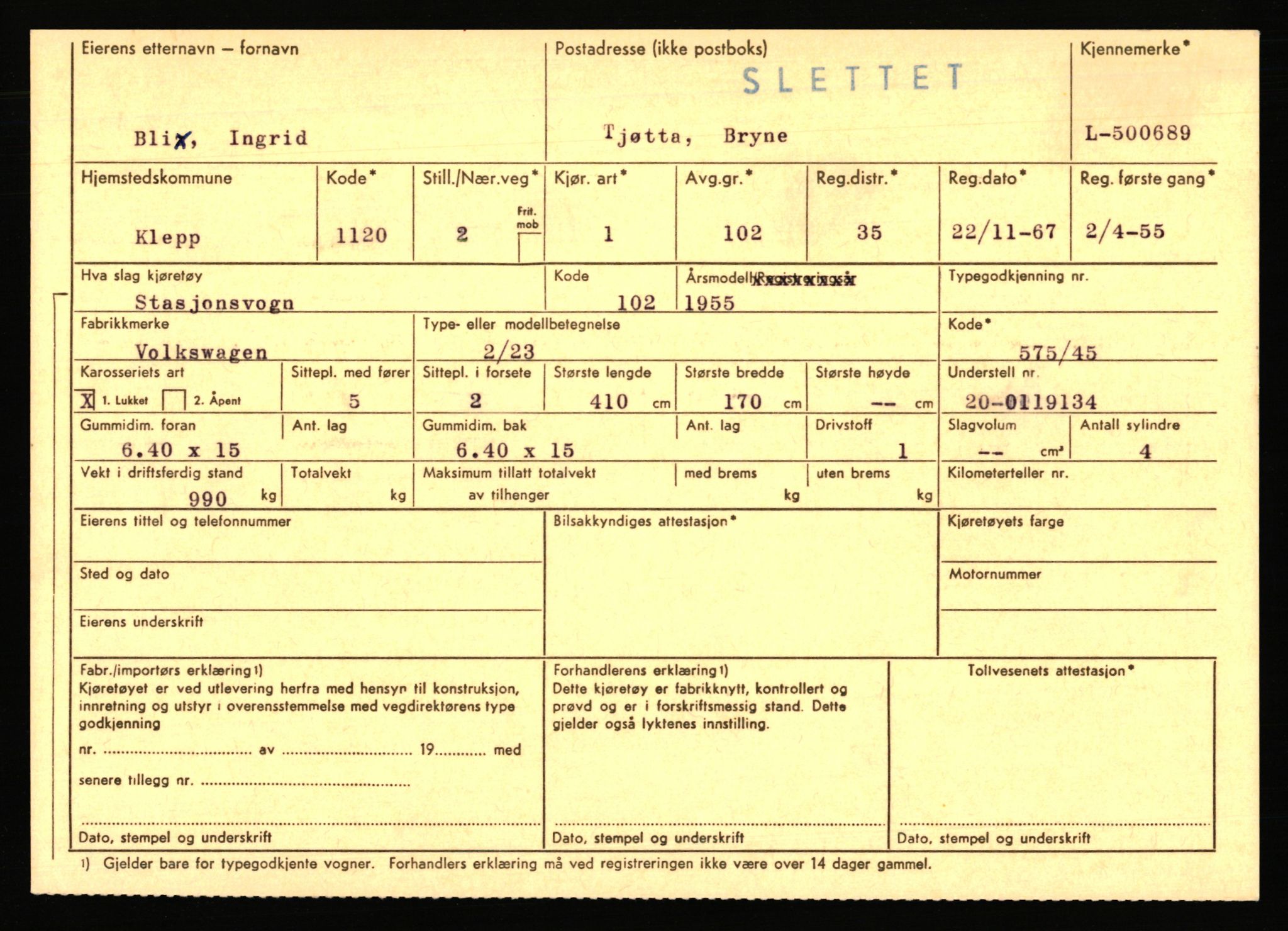 Stavanger trafikkstasjon, AV/SAST-A-101942/0/F/L0077: L-500000 - L-502999, 1930-1971, p. 505