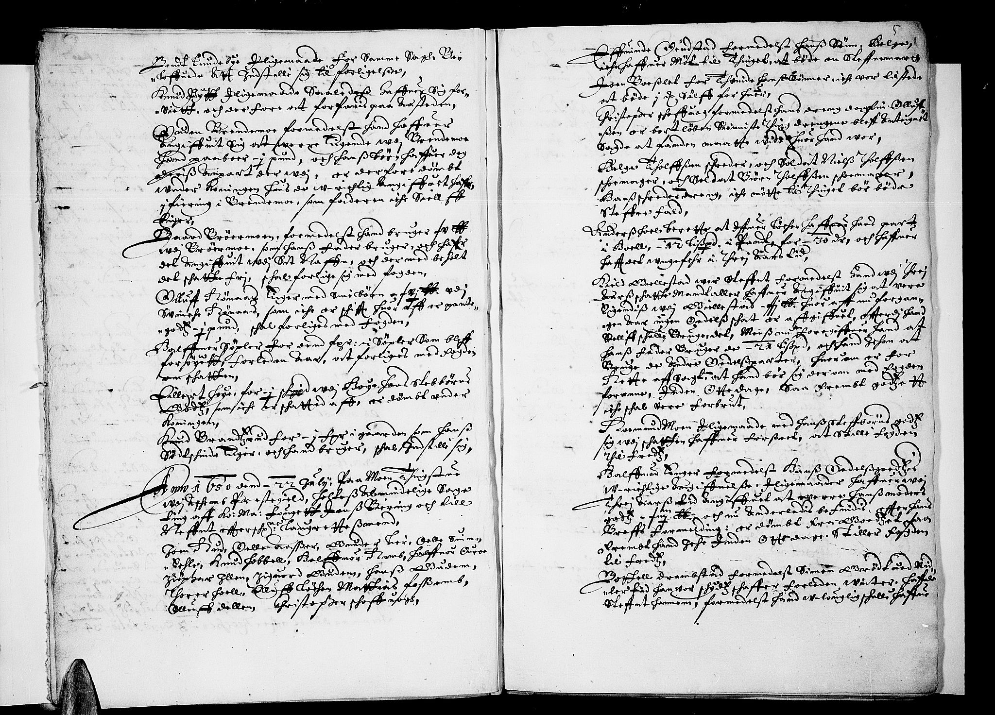 Heggen og Frøland sorenskriveri I, SAO/A-11556/F/Fb/L0001: Tingbok, 1650-1651, p. 4b-5a