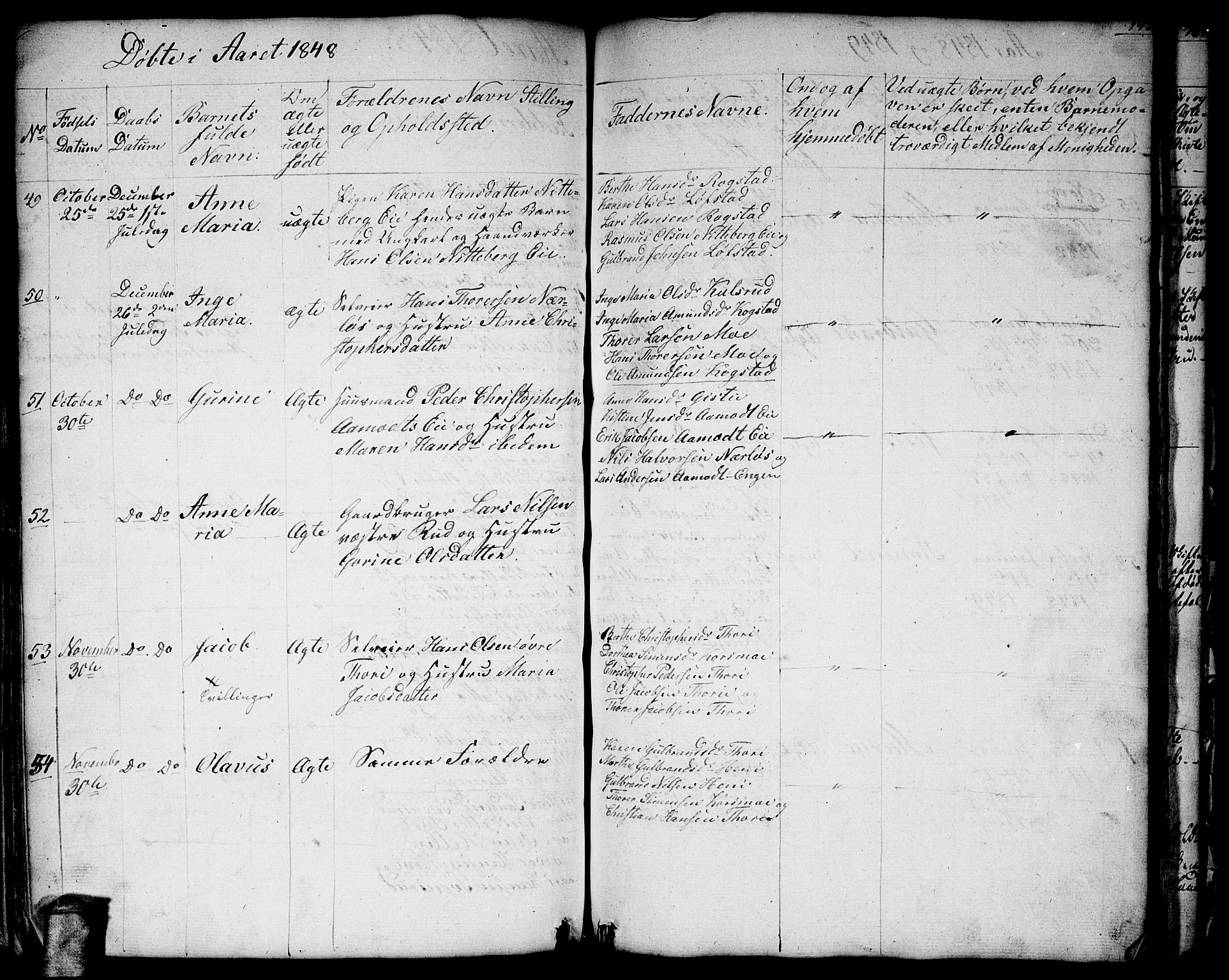 Gjerdrum prestekontor Kirkebøker, SAO/A-10412b/G/Ga/L0002: Parish register (copy) no. I 2, 1836-1850, p. 143