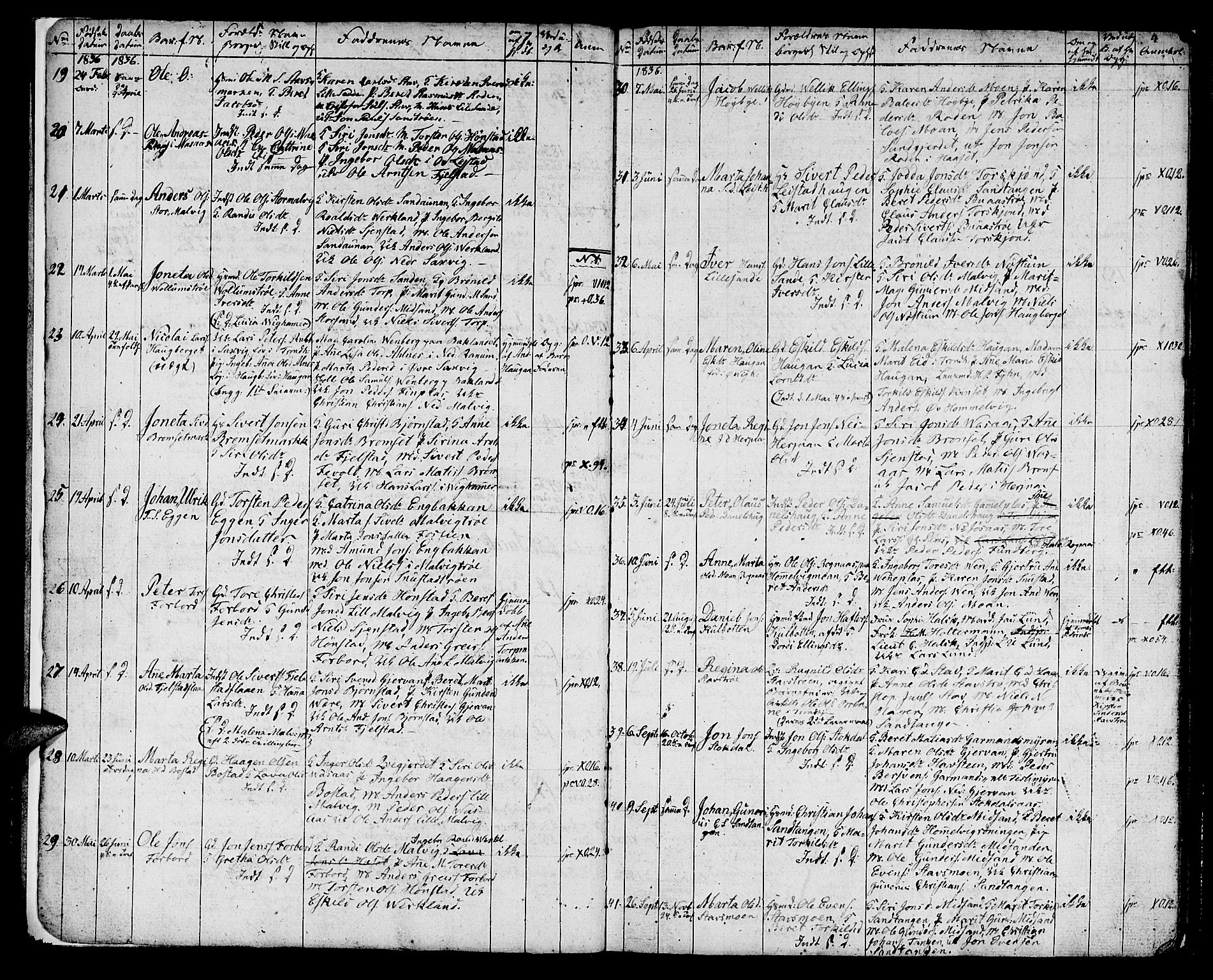 Ministerialprotokoller, klokkerbøker og fødselsregistre - Sør-Trøndelag, AV/SAT-A-1456/616/L0421: Parish register (copy) no. 616C04, 1834-1850, p. 4