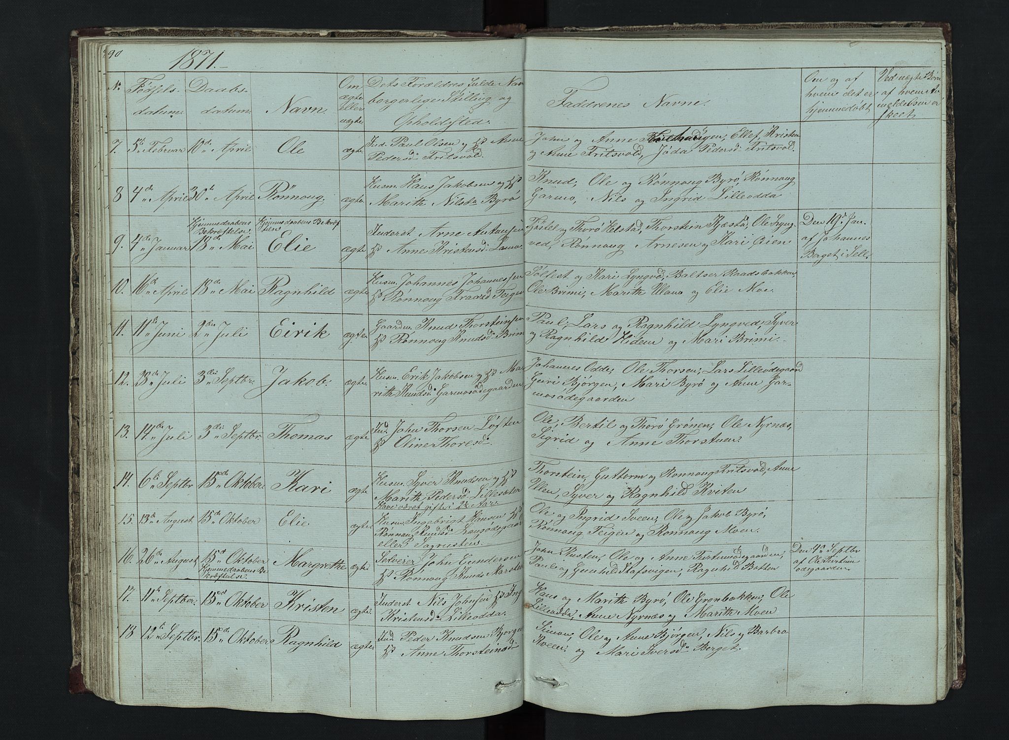Lom prestekontor, SAH/PREST-070/L/L0014: Parish register (copy) no. 14, 1845-1876, p. 90-91
