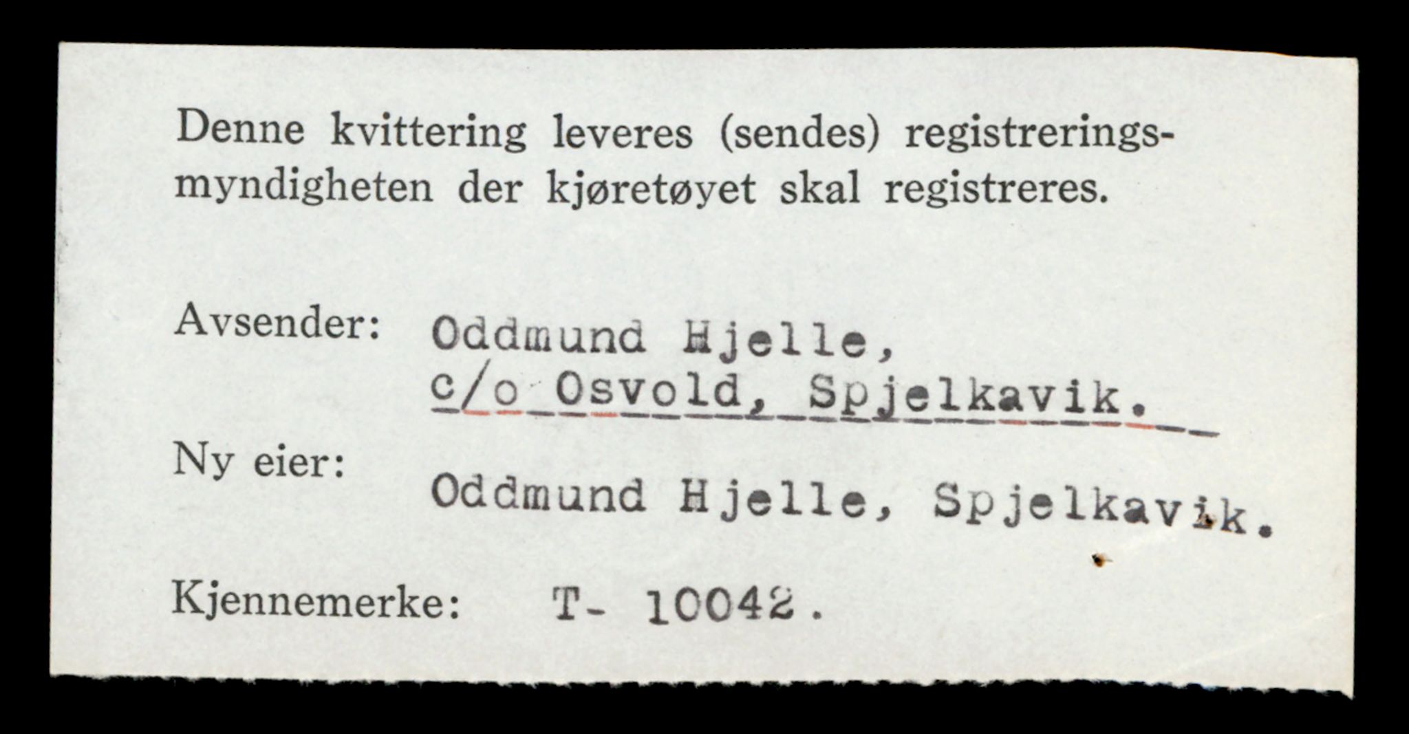 Møre og Romsdal vegkontor - Ålesund trafikkstasjon, AV/SAT-A-4099/F/Fe/L0017: Registreringskort for kjøretøy T 1985 - T 10090, 1927-1998, p. 2106