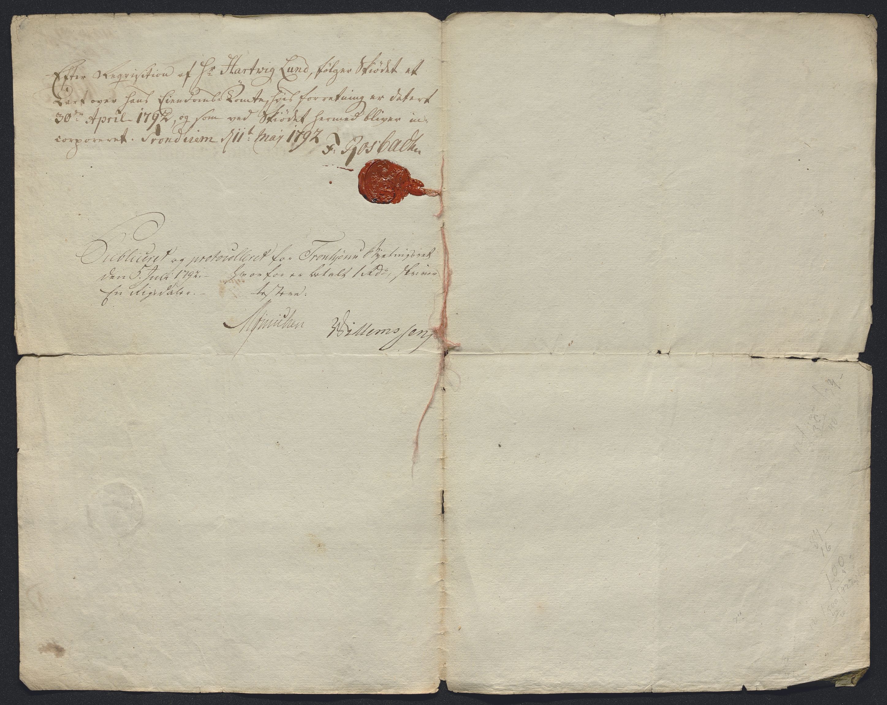Tellefsen, Johan Christian, AV/RA-PA-0792/Fa/L0001: --, 1738-1856, p. 167