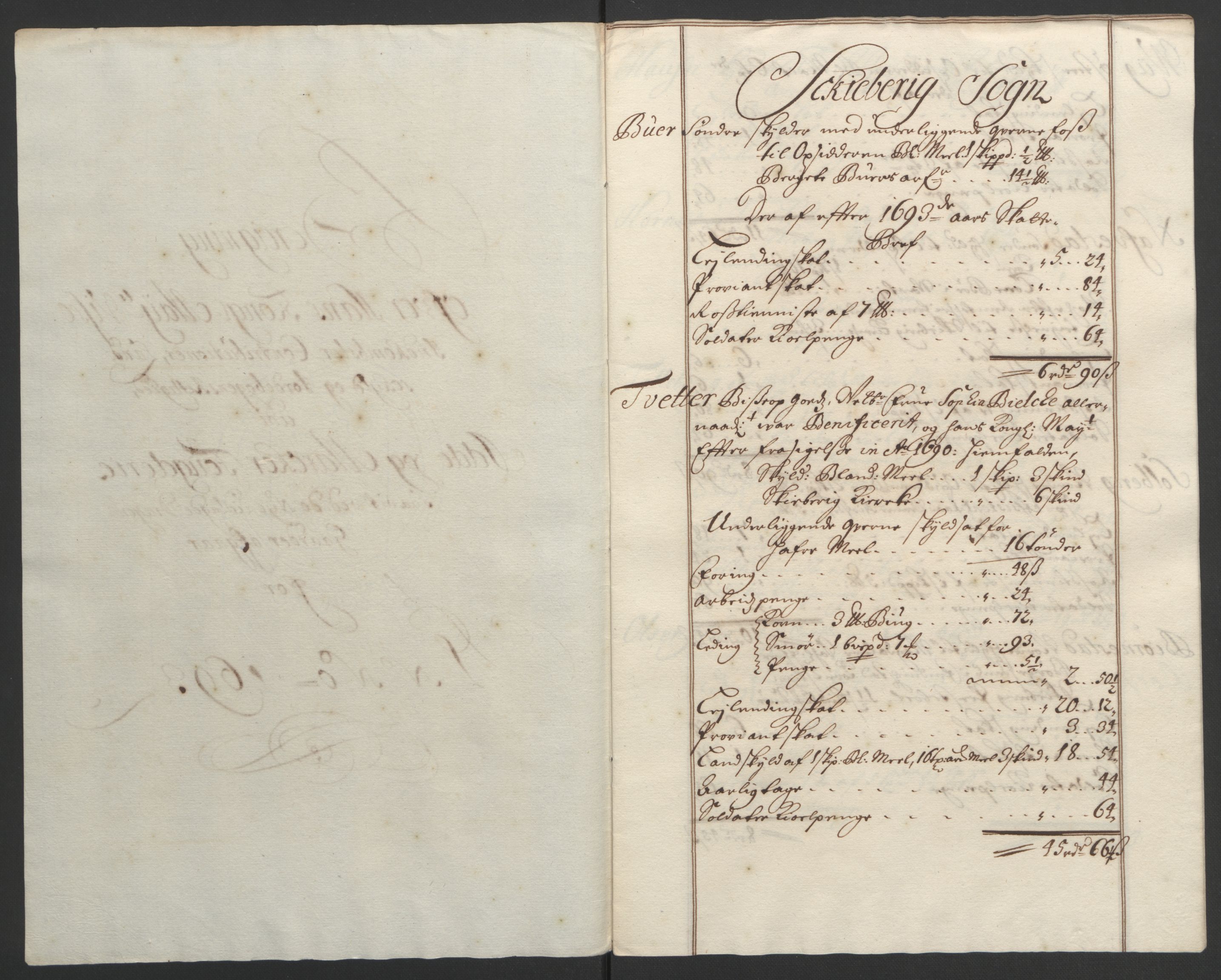Rentekammeret inntil 1814, Reviderte regnskaper, Fogderegnskap, RA/EA-4092/R01/L0011: Fogderegnskap Idd og Marker, 1692-1693, p. 311