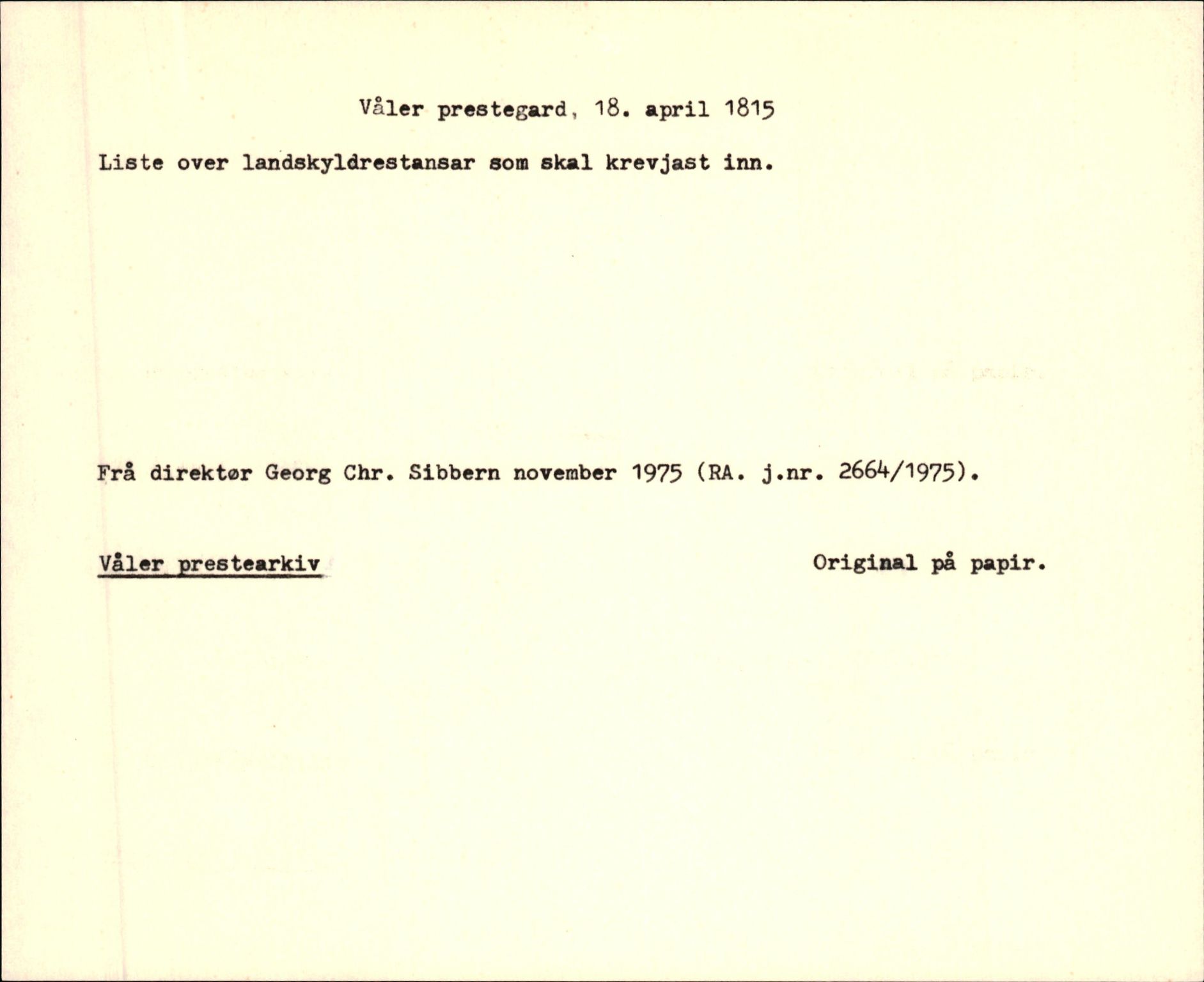 Riksarkivets diplomsamling, AV/RA-EA-5965/F35/F35k/L0001: Regestsedler: Prestearkiver fra Østfold og Akershus, p. 819