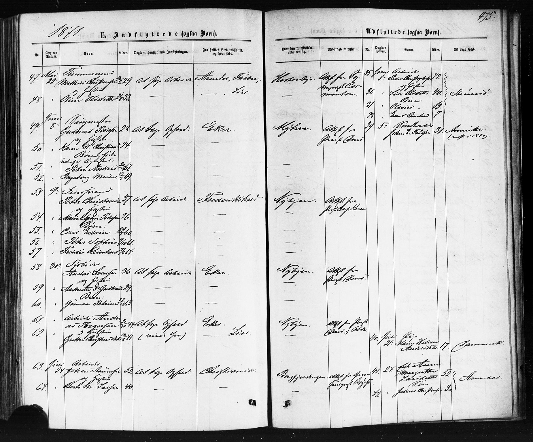 Bragernes kirkebøker, AV/SAKO-A-6/F/Fb/L0004: Parish register (official) no. II 4, 1869-1875, p. 475