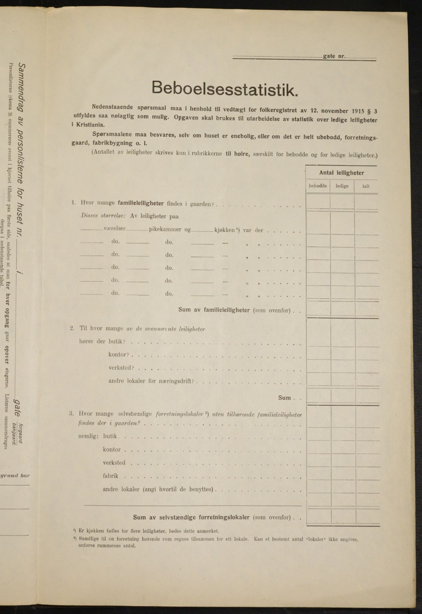 OBA, Municipal Census 1916 for Kristiania, 1916, p. 118772