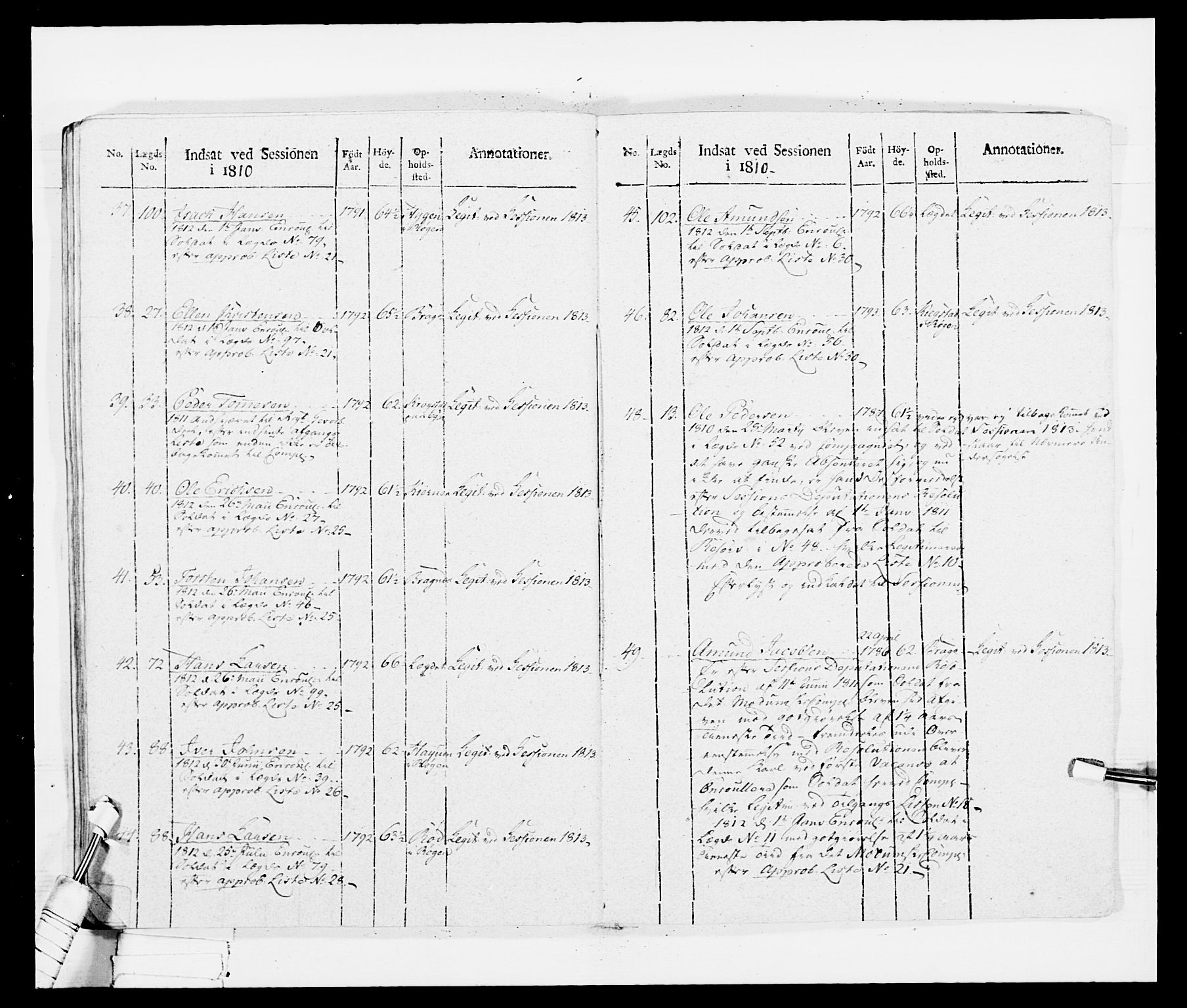 Generalitets- og kommissariatskollegiet, Det kongelige norske kommissariatskollegium, AV/RA-EA-5420/E/Eh/L0035: Nordafjelske gevorbne infanteriregiment, 1812-1813, p. 506