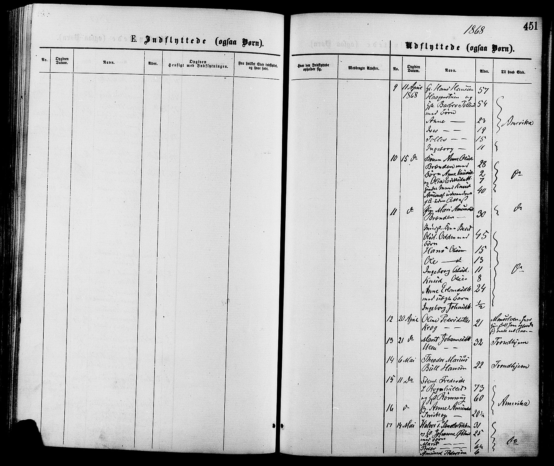 Nord-Fron prestekontor, SAH/PREST-080/H/Ha/Haa/L0002: Parish register (official) no. 2, 1865-1883, p. 451