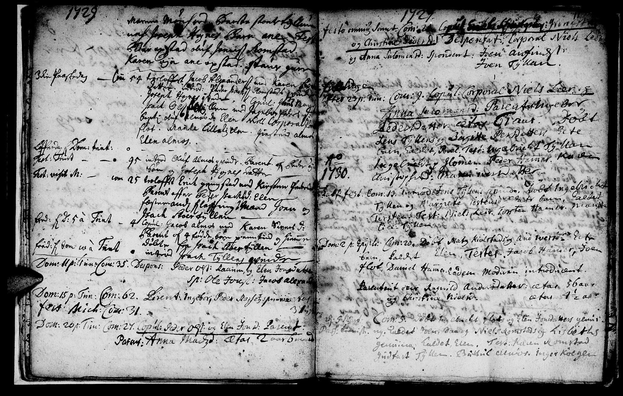 Ministerialprotokoller, klokkerbøker og fødselsregistre - Nord-Trøndelag, SAT/A-1458/765/L0560: Parish register (official) no. 765A01, 1706-1748, p. 11