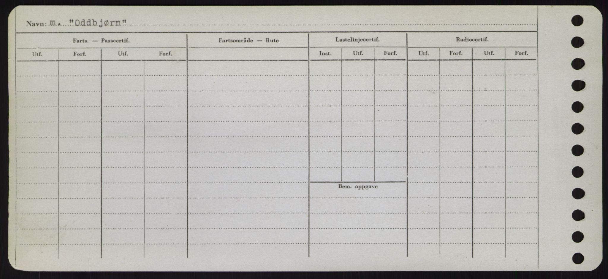 Sjøfartsdirektoratet med forløpere, Skipsmålingen, RA/S-1627/H/Hd/L0028: Fartøy, O, p. 114