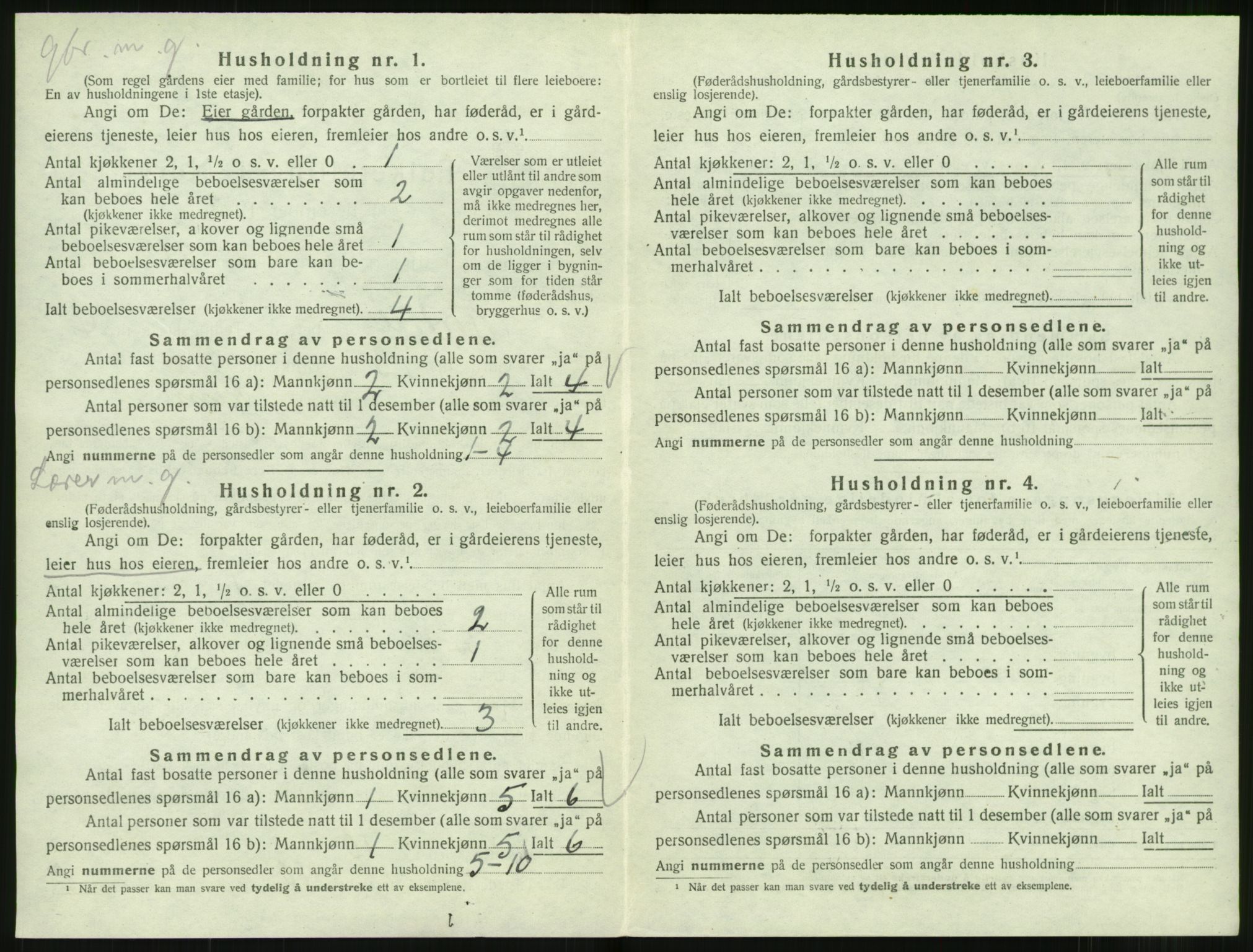 SAT, 1920 census for Norddal, 1920, p. 358