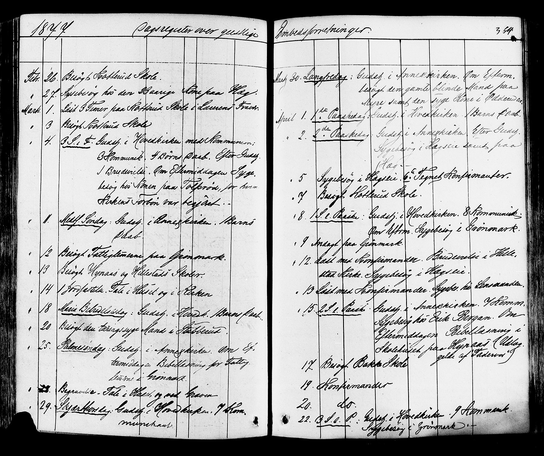 Botne kirkebøker, AV/SAKO-A-340/F/Fa/L0006: Parish register (official) no. I 6, 1836-1877, p. 364