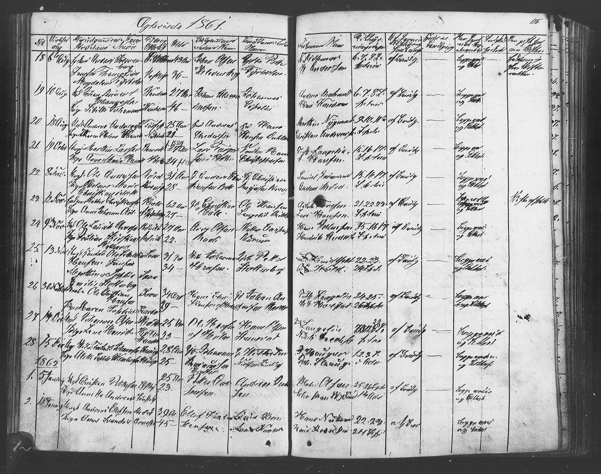Vestby prestekontor Kirkebøker, SAO/A-10893/F/Fa/L0007: Parish register (official) no. I 7, 1850-1862, p. 115