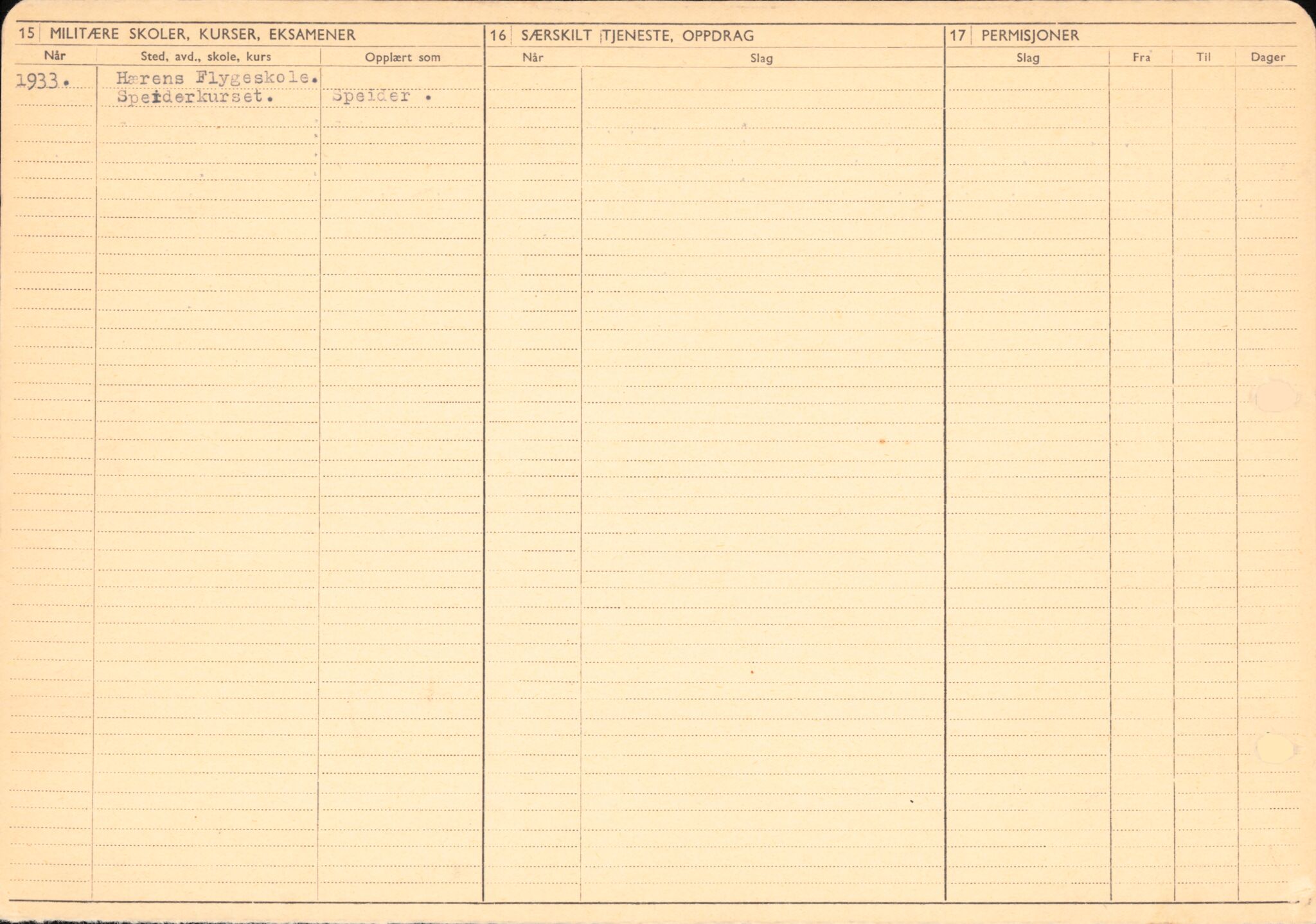Forsvaret, Forsvarets overkommando/Luftforsvarsstaben, AV/RA-RAFA-4079/P/Pa/L0013: Personellmapper, 1905, p. 43