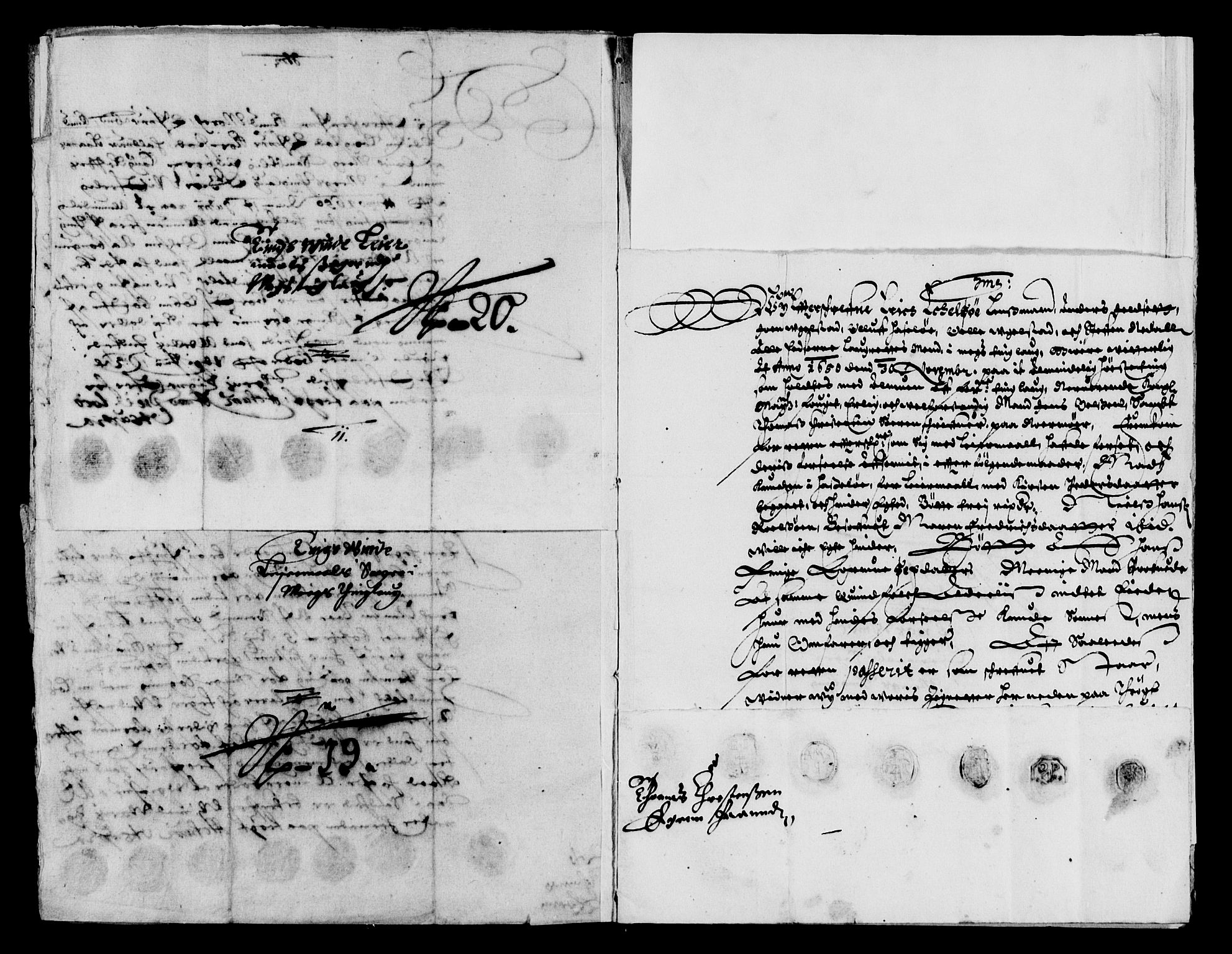 Rentekammeret inntil 1814, Reviderte regnskaper, Lensregnskaper, AV/RA-EA-5023/R/Rb/Rbw/L0098: Trondheim len, 1649-1651