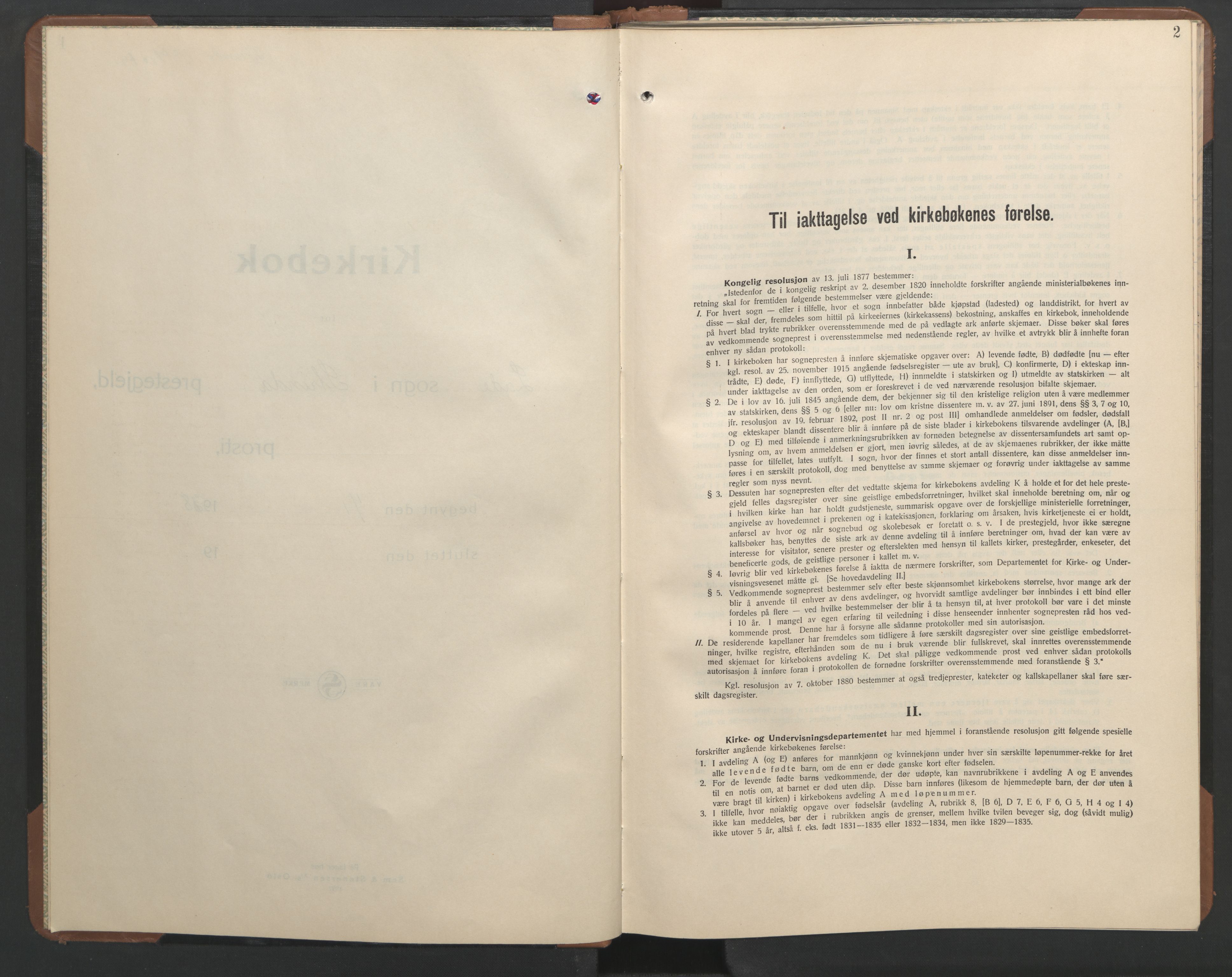Ministerialprotokoller, klokkerbøker og fødselsregistre - Sør-Trøndelag, SAT/A-1456/606/L0315: Parish register (copy) no. 606C11, 1938-1947, p. 2