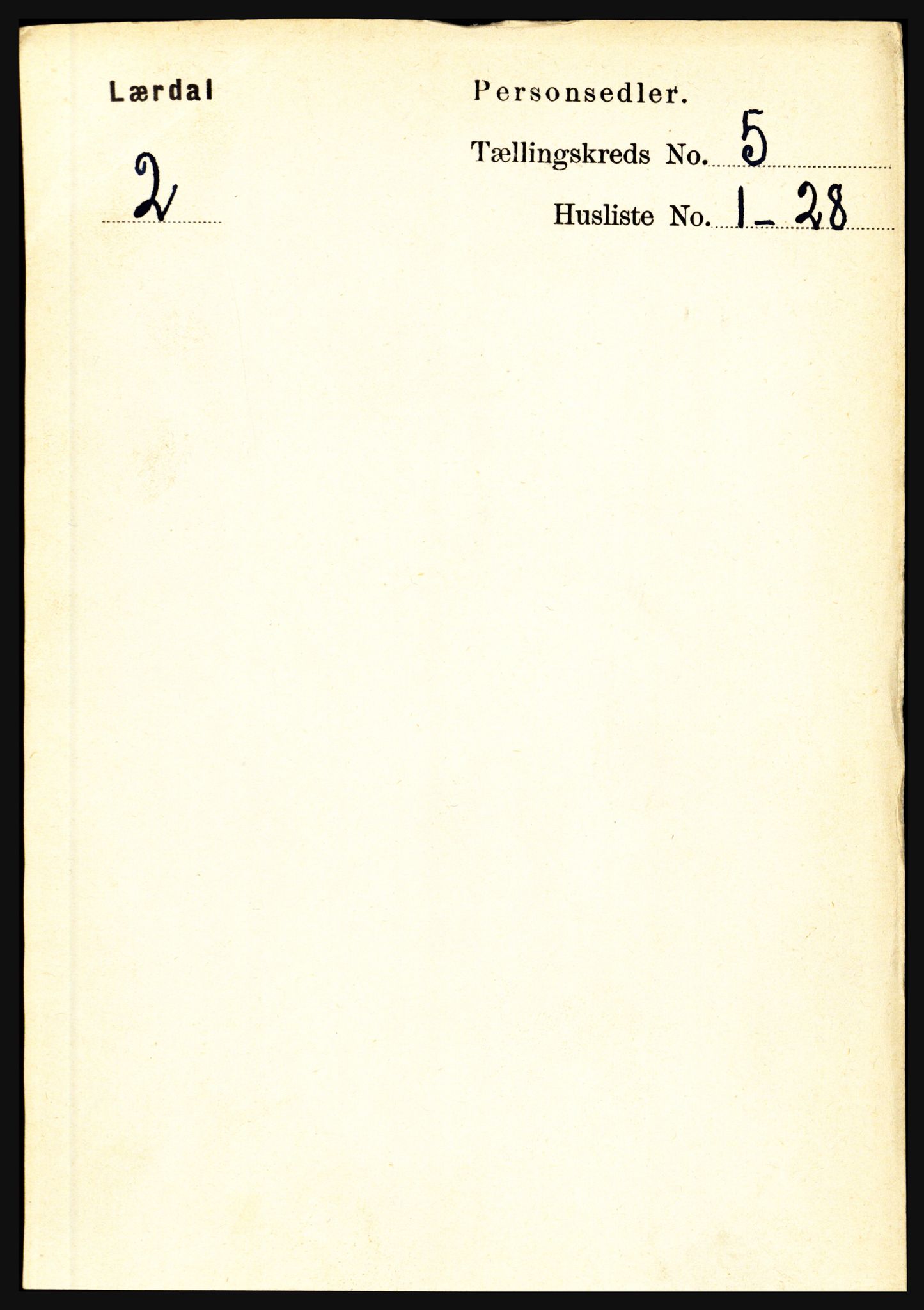 RA, 1891 census for 1422 Lærdal, 1891, p. 80
