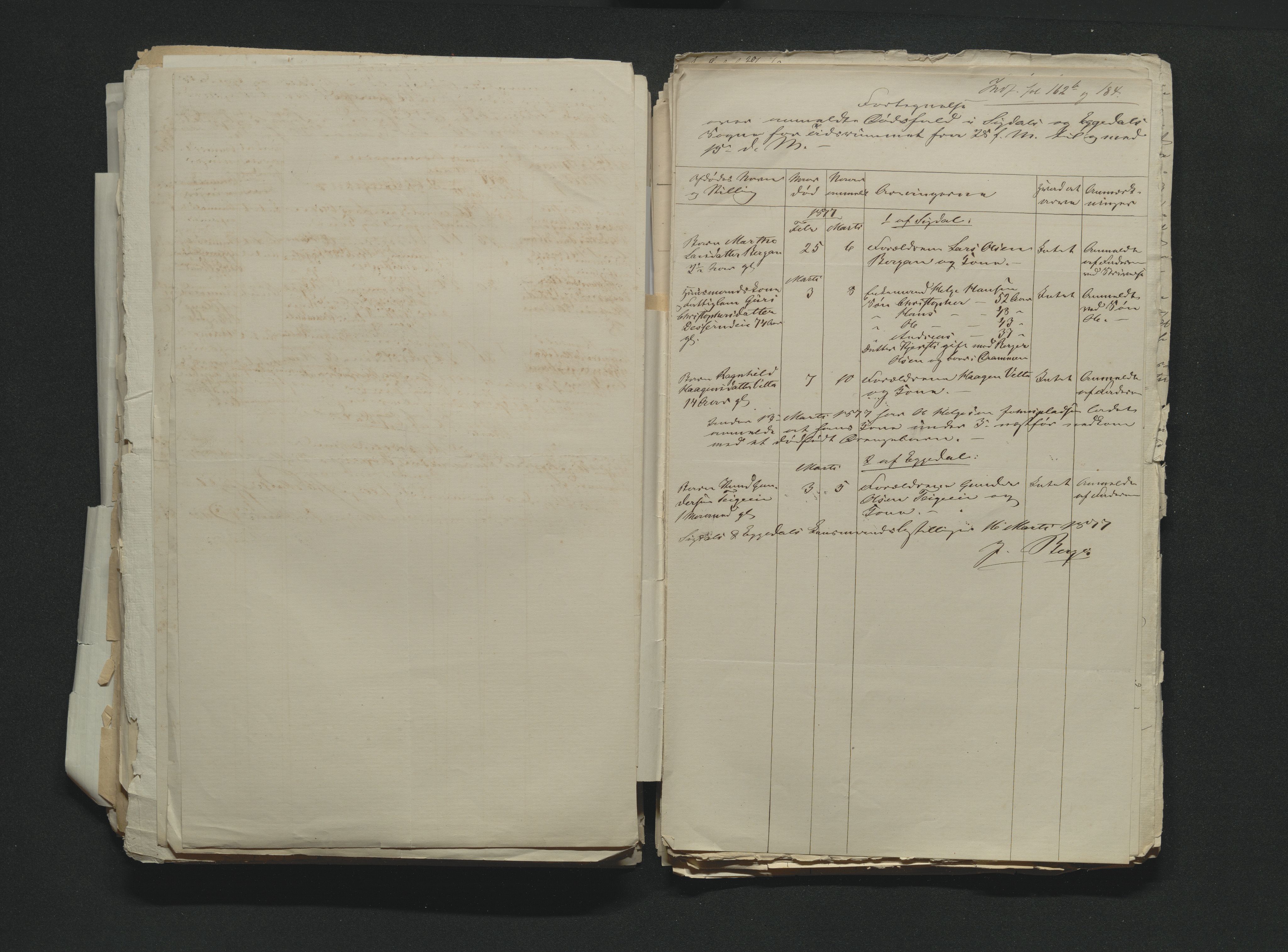 Eiker, Modum og Sigdal sorenskriveri, AV/SAKO-A-123/H/Ha/Hab/L0014: Dødsfallsmeldinger, 1874-1877, p. 700