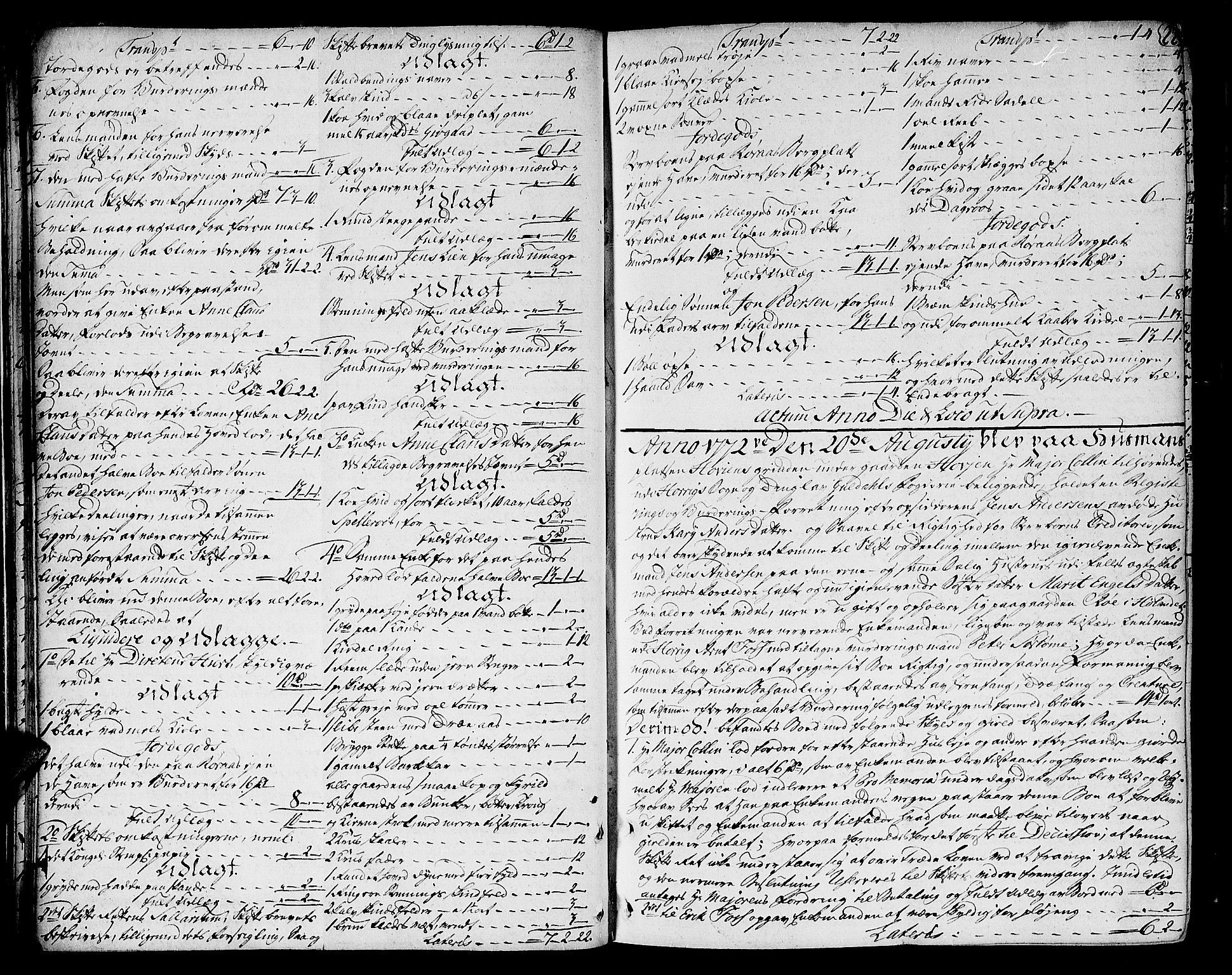 Gauldal sorenskriveri, AV/SAT-A-0014/1/3/3A/L0005: Skifteprotokoll, 1772-1777, p. 21b-22a