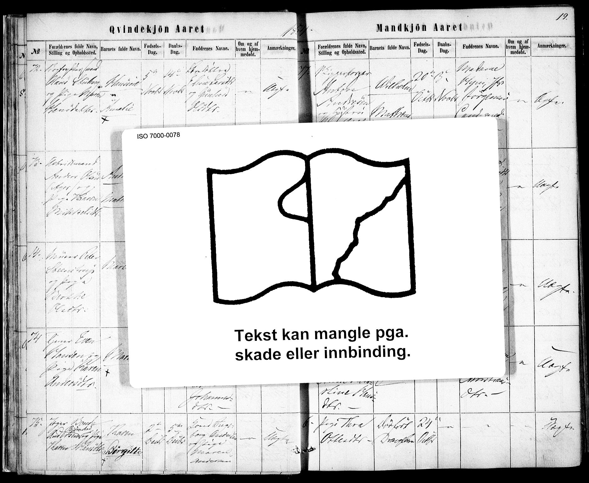 Rikshospitalet prestekontor Kirkebøker, AV/SAO-A-10309b/F/L0004: Parish register (official) no. 4, 1853-1870, p. 18