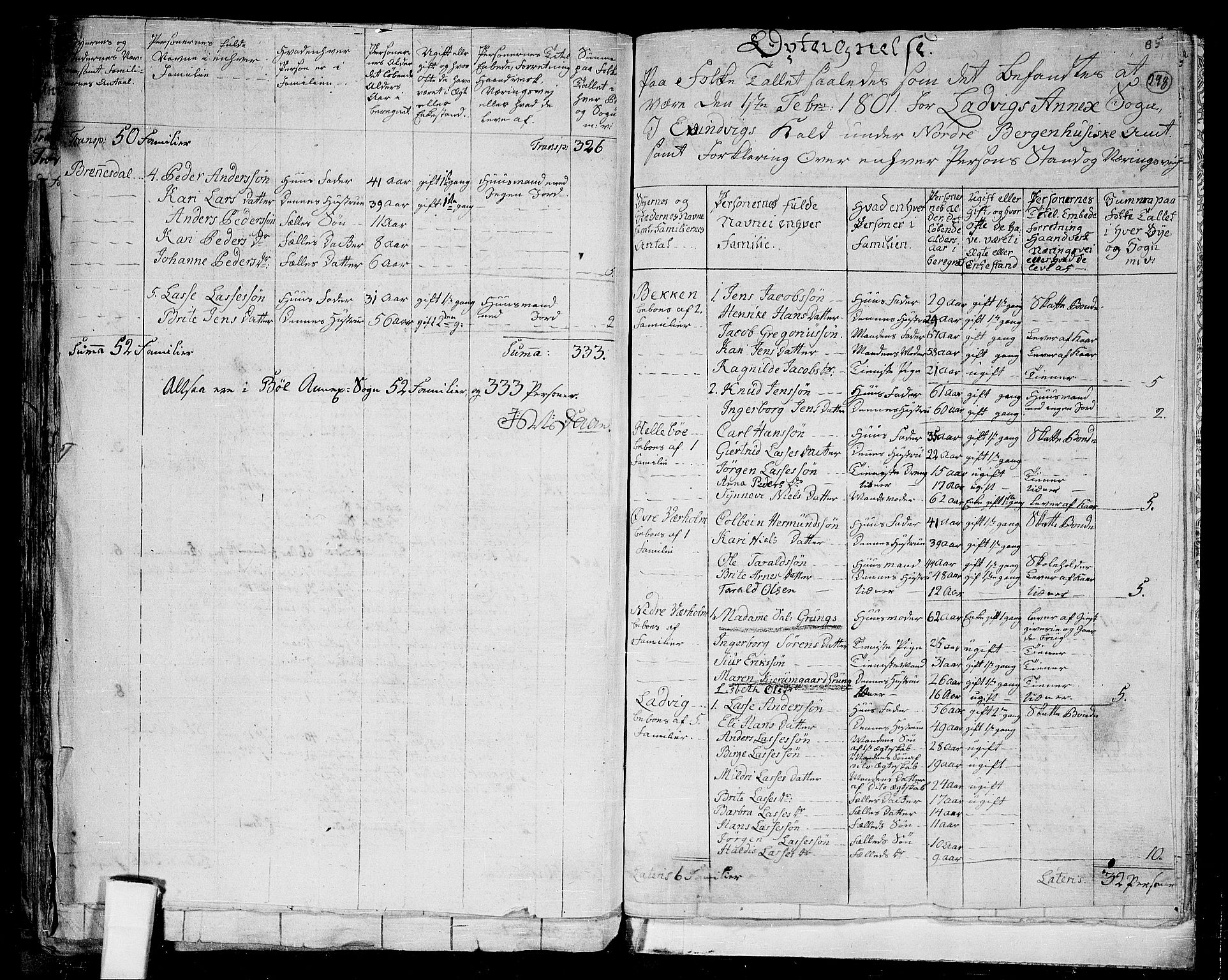 RA, 1801 census for 1411P Eivindvik, 1801, p. 297b-298a