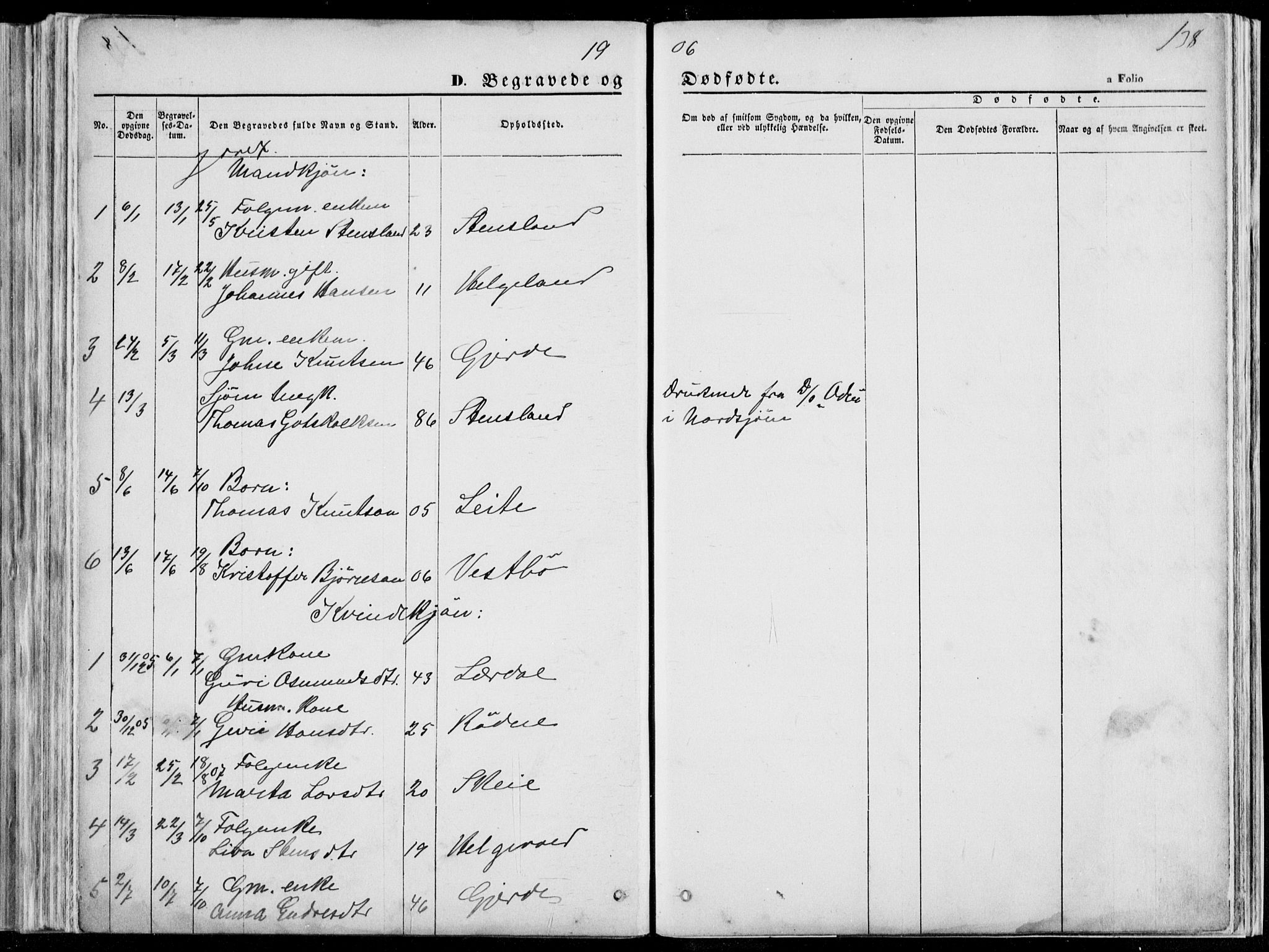 Vikedal sokneprestkontor, SAST/A-101840/01/V: Parish register (copy) no. B 10, 1864-1926, p. 138