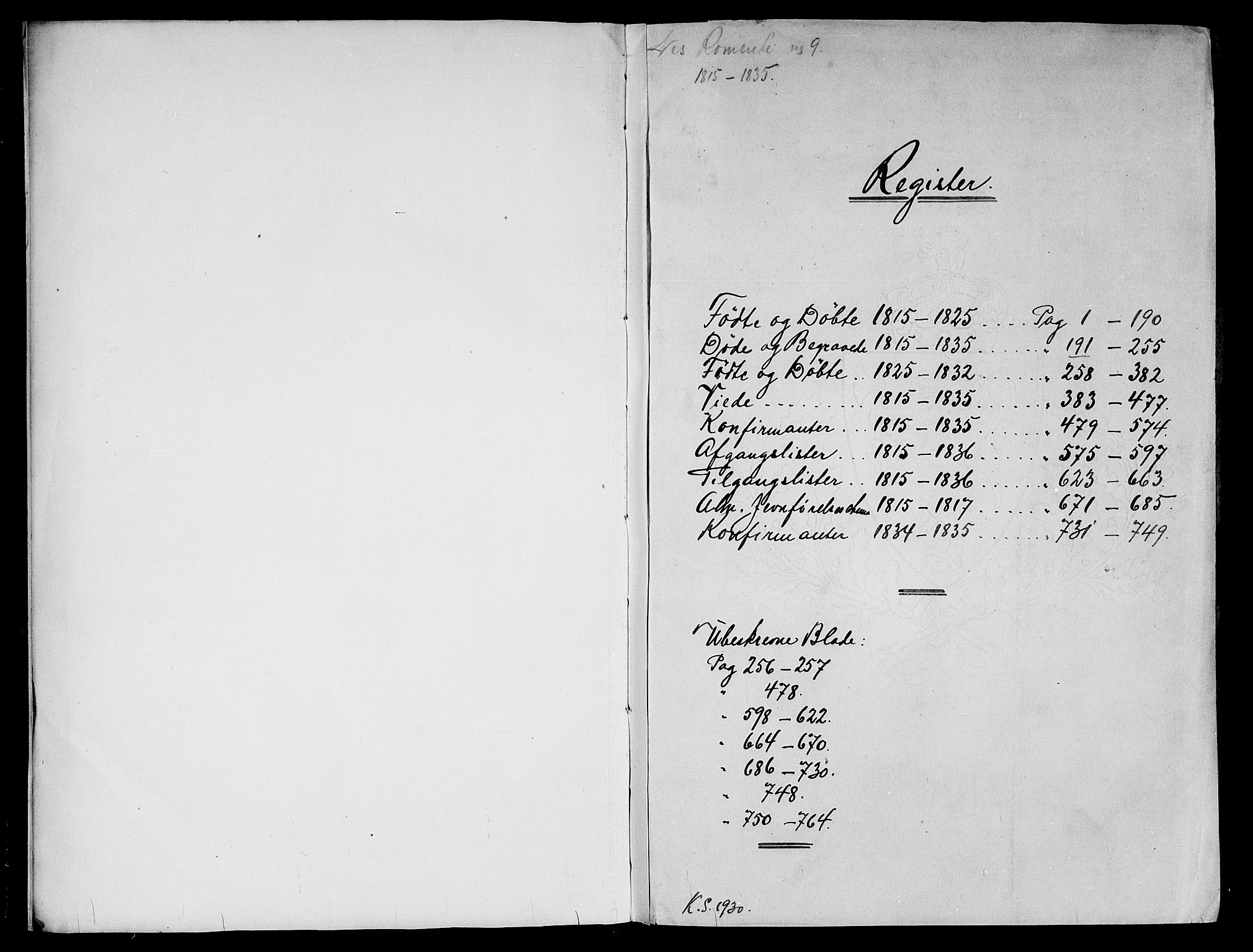 Nes prestekontor Kirkebøker, SAO/A-10410/F/Fa/L0005: Parish register (official) no. I 5, 1815-1835