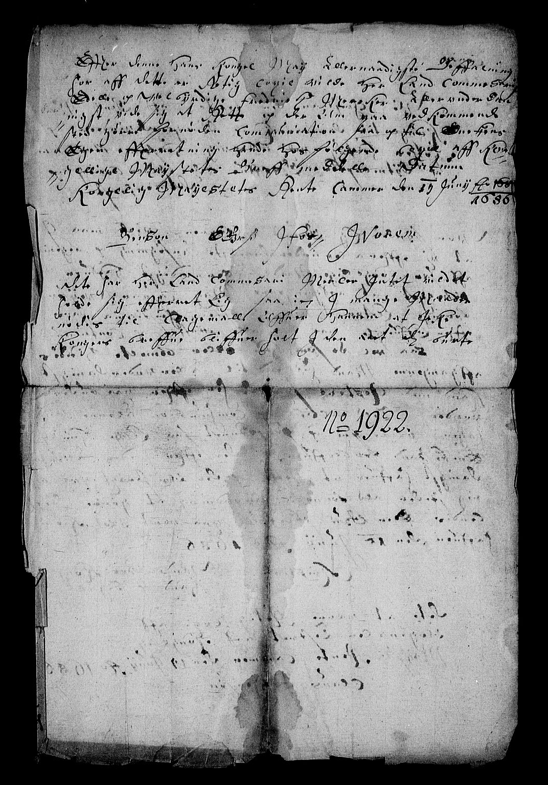 Stattholderembetet 1572-1771, RA/EA-2870/Af/L0002: Avskrifter av vedlegg til originale supplikker, nummerert i samsvar med supplikkbøkene, 1687-1689, p. 249